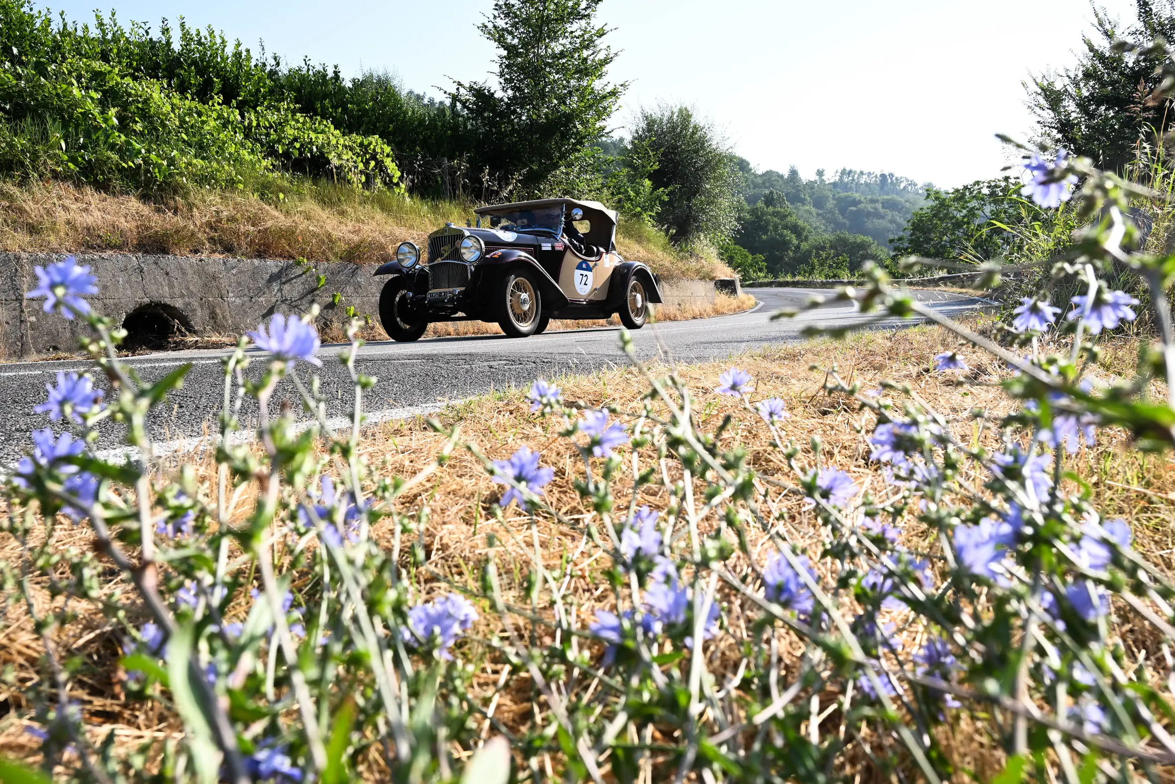 Mille Miglia 2025, il passaggio da Penna in Teverina