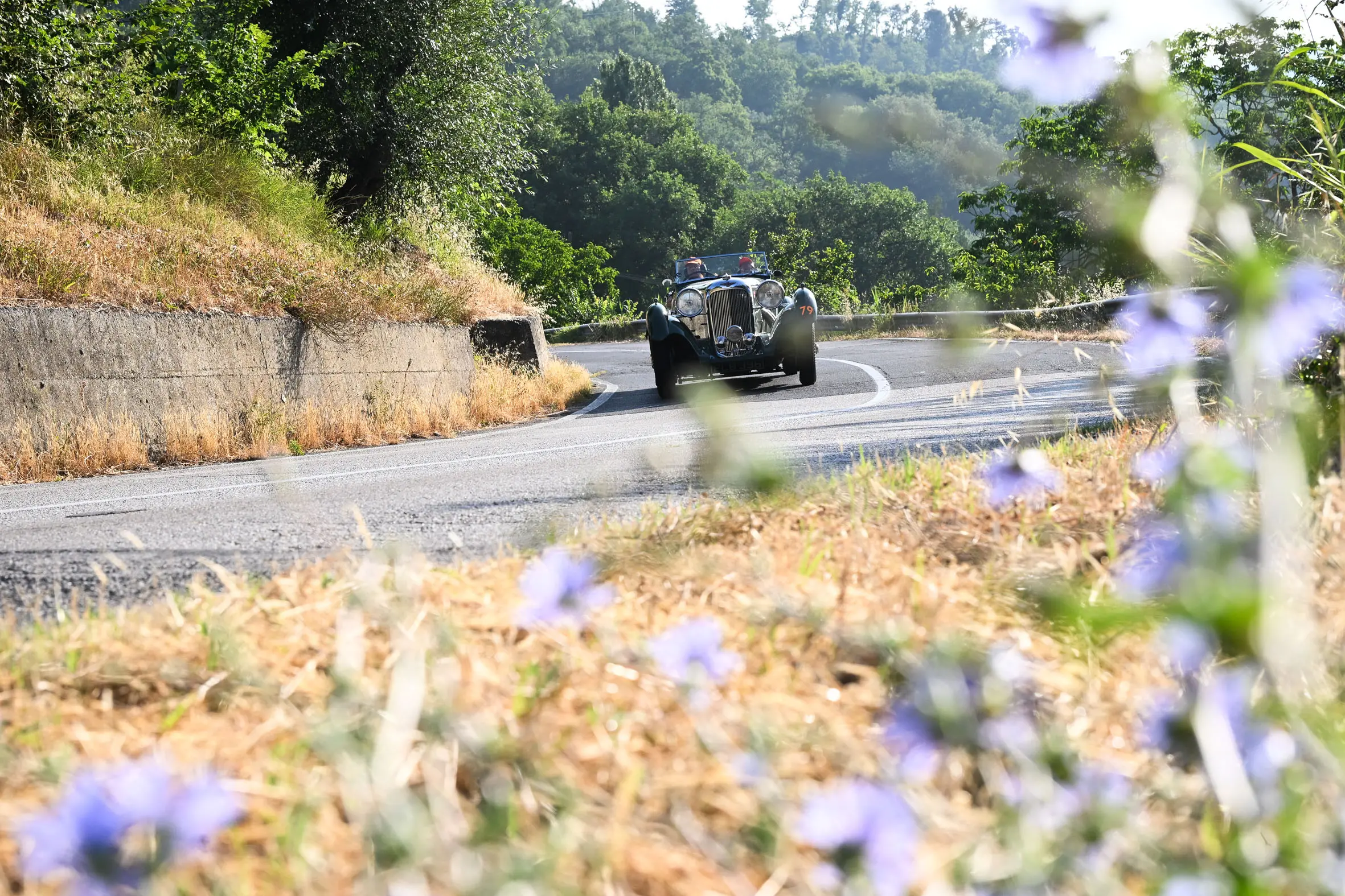 Mille Miglia 2025, il passaggio da Penna in Teverina