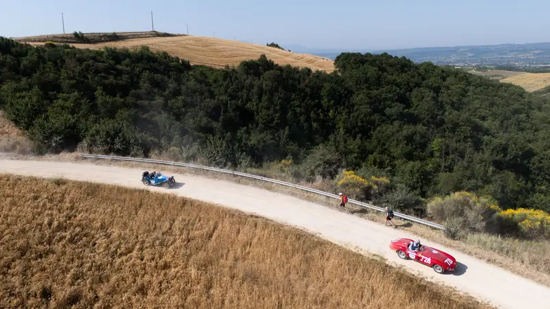 Mille Miglia 2025, la prova speciale a Montecchio