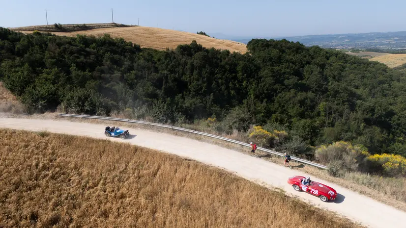 Mille Miglia 2025, la prova speciale a Montecchio