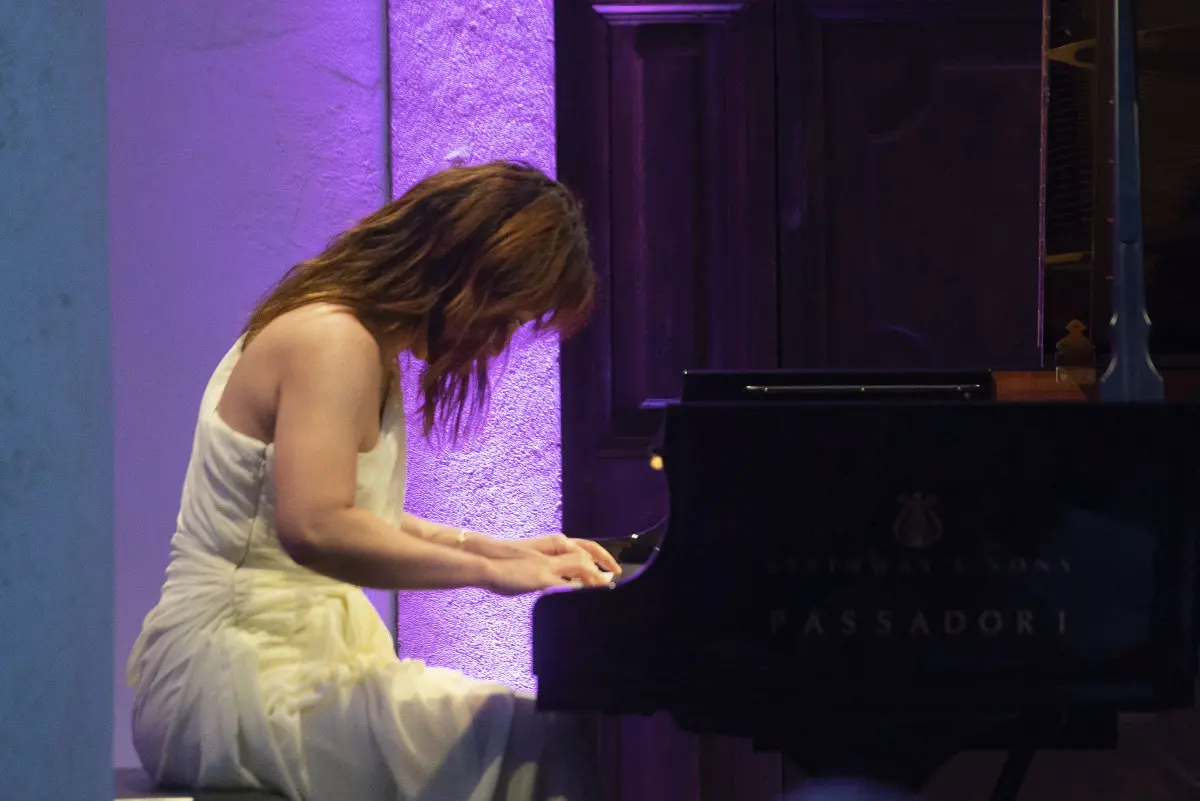 L'esibizione di Ilia Kim al Festival pianistico