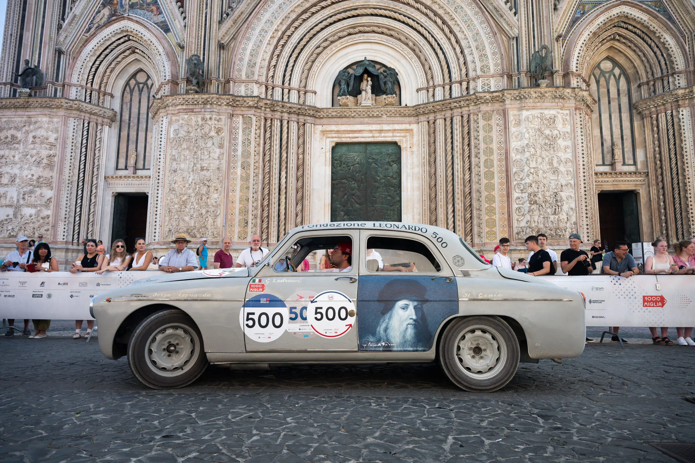 Mille Miglia 2025, il passaggio da Orvieto