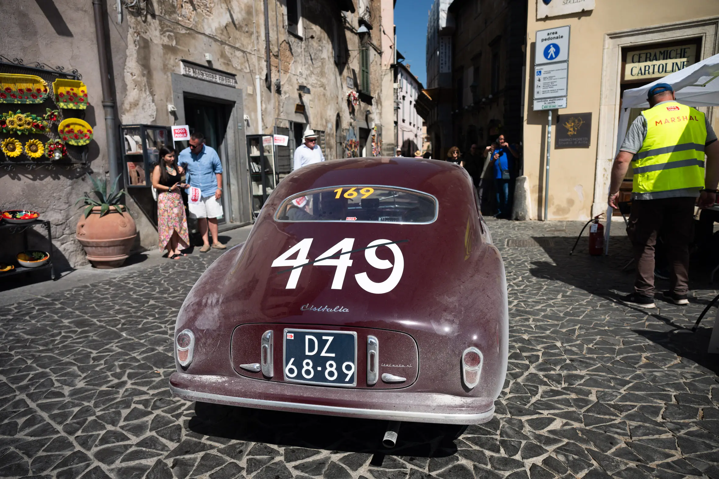 Mille Miglia 2025, il passaggio da Orvieto