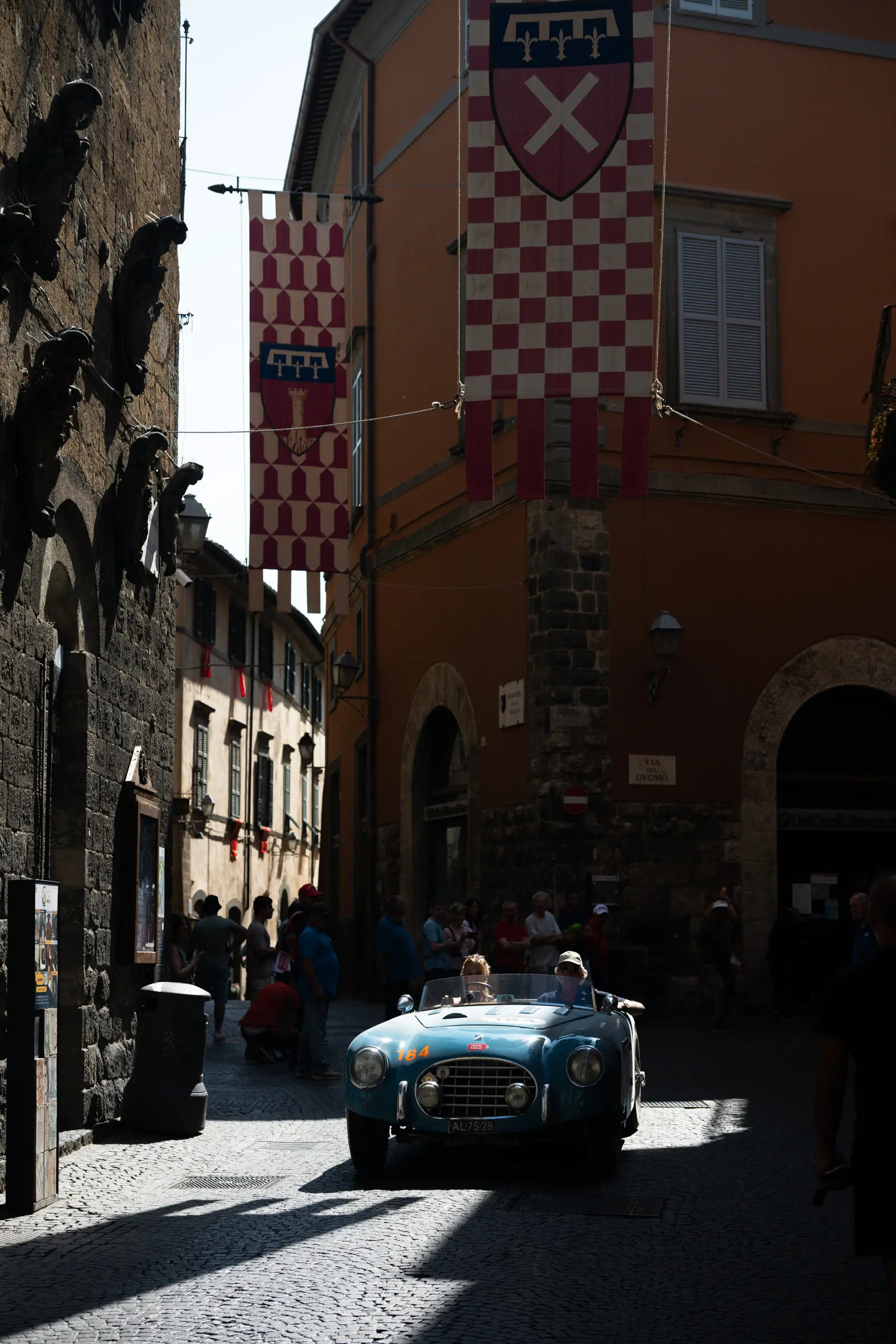 Mille Miglia 2025, il passaggio da Orvieto
