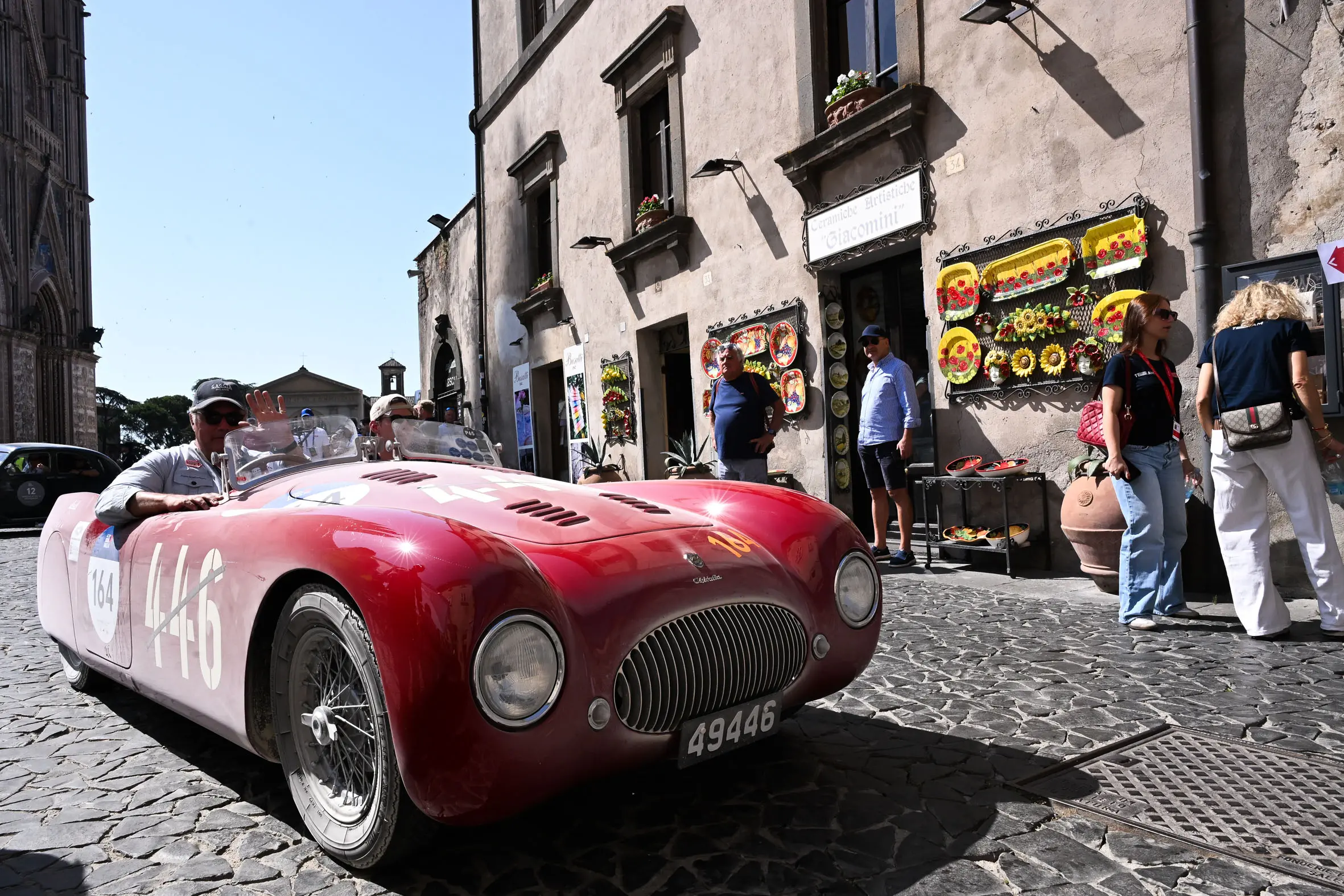 Mille Miglia 2025, il passaggio da Orvieto