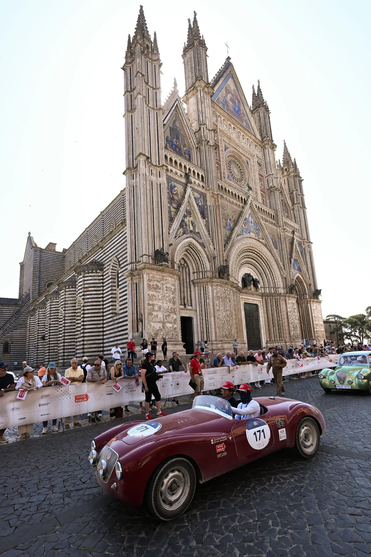 Mille Miglia 2025, il passaggio da Orvieto