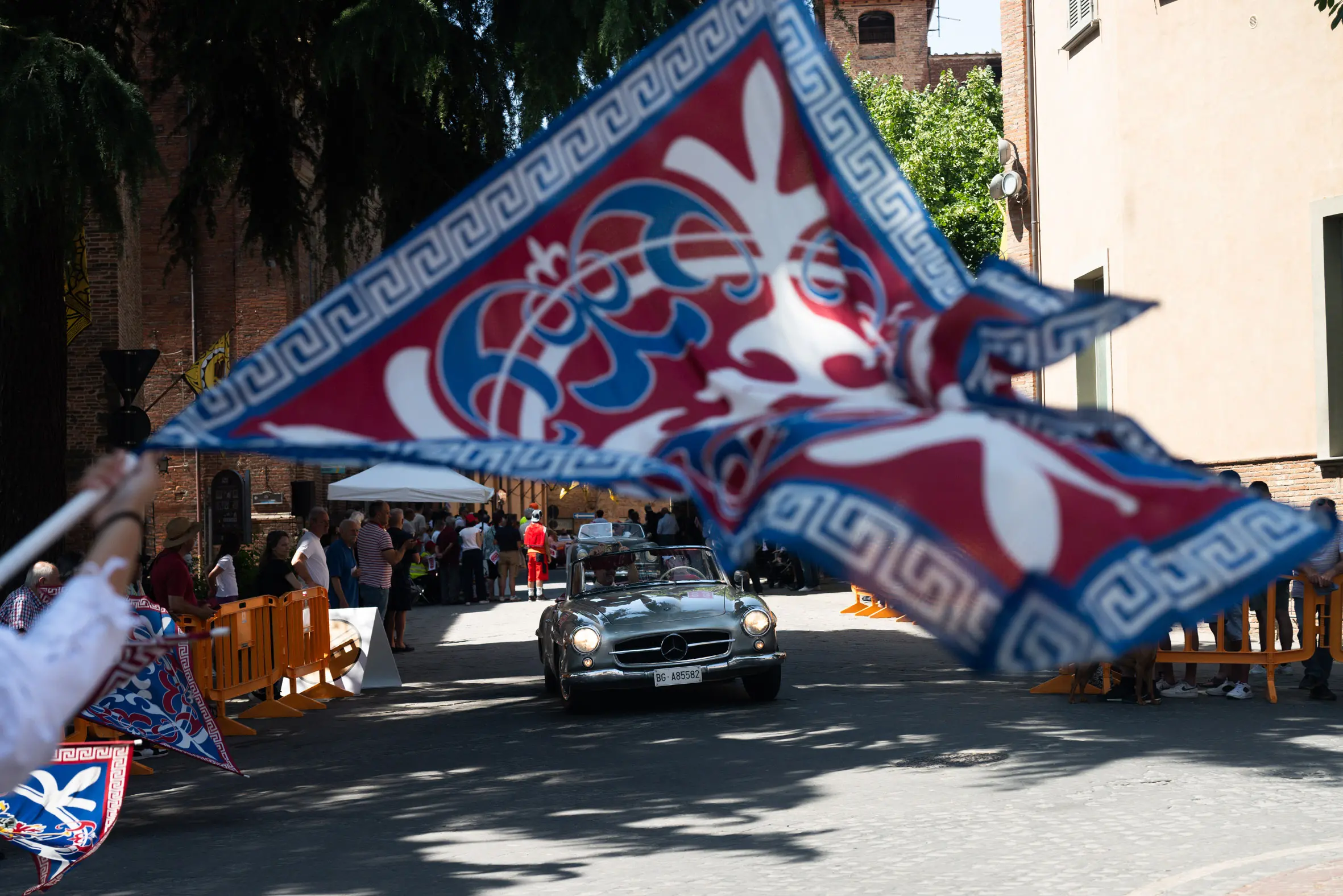 Mille Miglia 2025, il passaggio da Città della Pieve