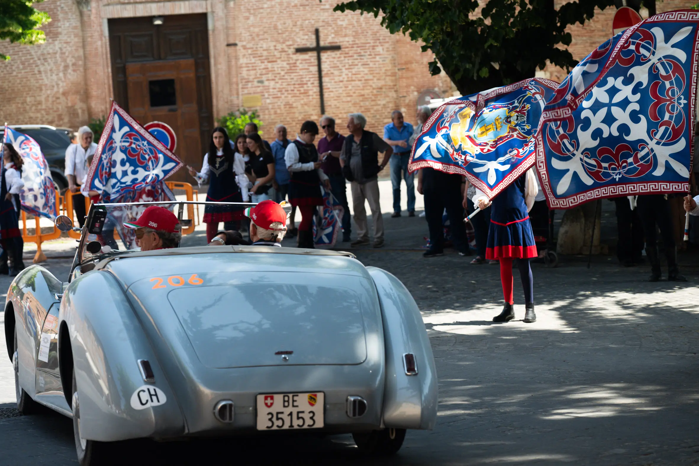 Mille Miglia 2025, il passaggio da Città della Pieve