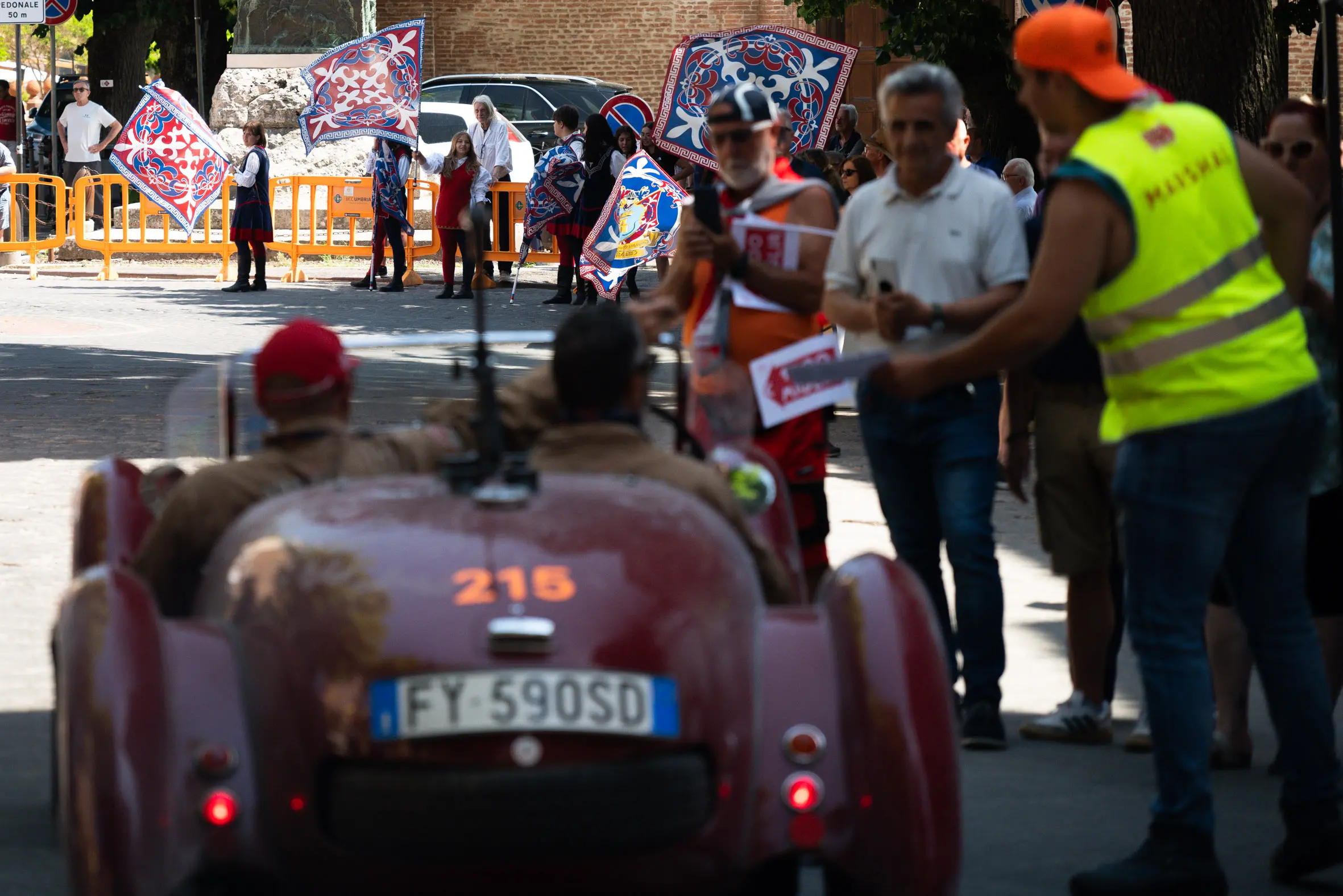 Mille Miglia 2025, il passaggio da Città della Pieve