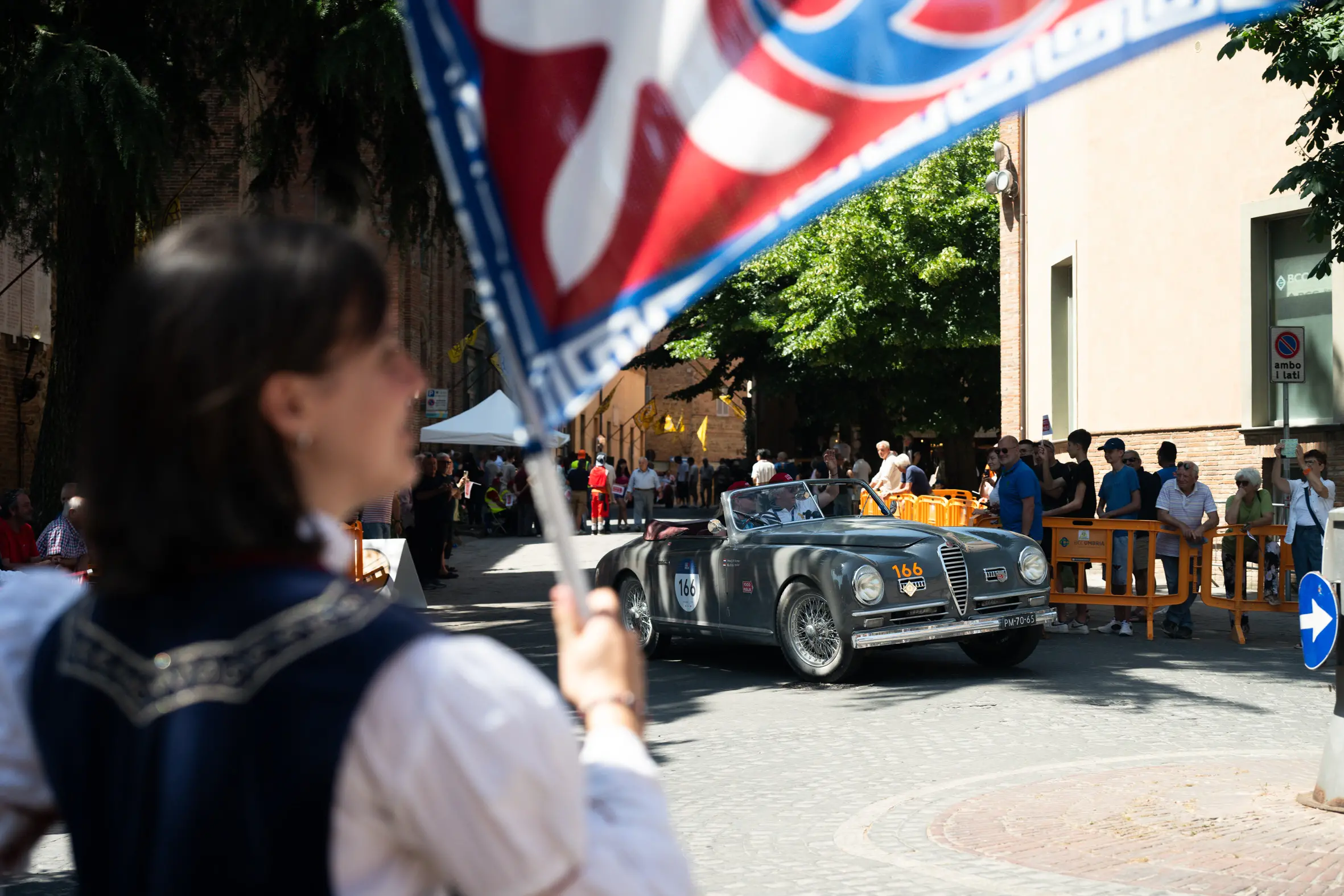 Mille Miglia 2025, il passaggio da Città della Pieve