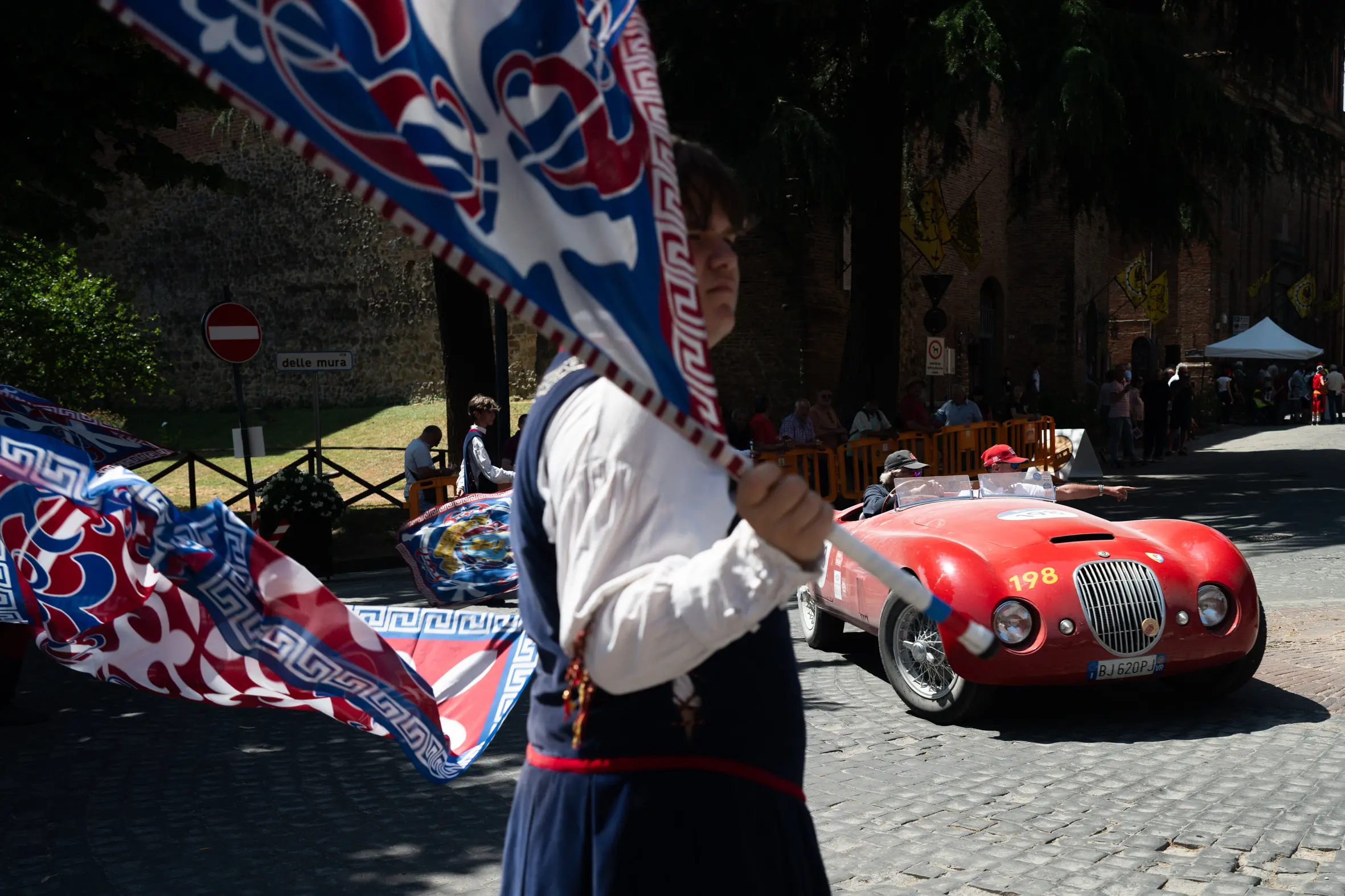 Mille Miglia 2025, il passaggio da Città della Pieve