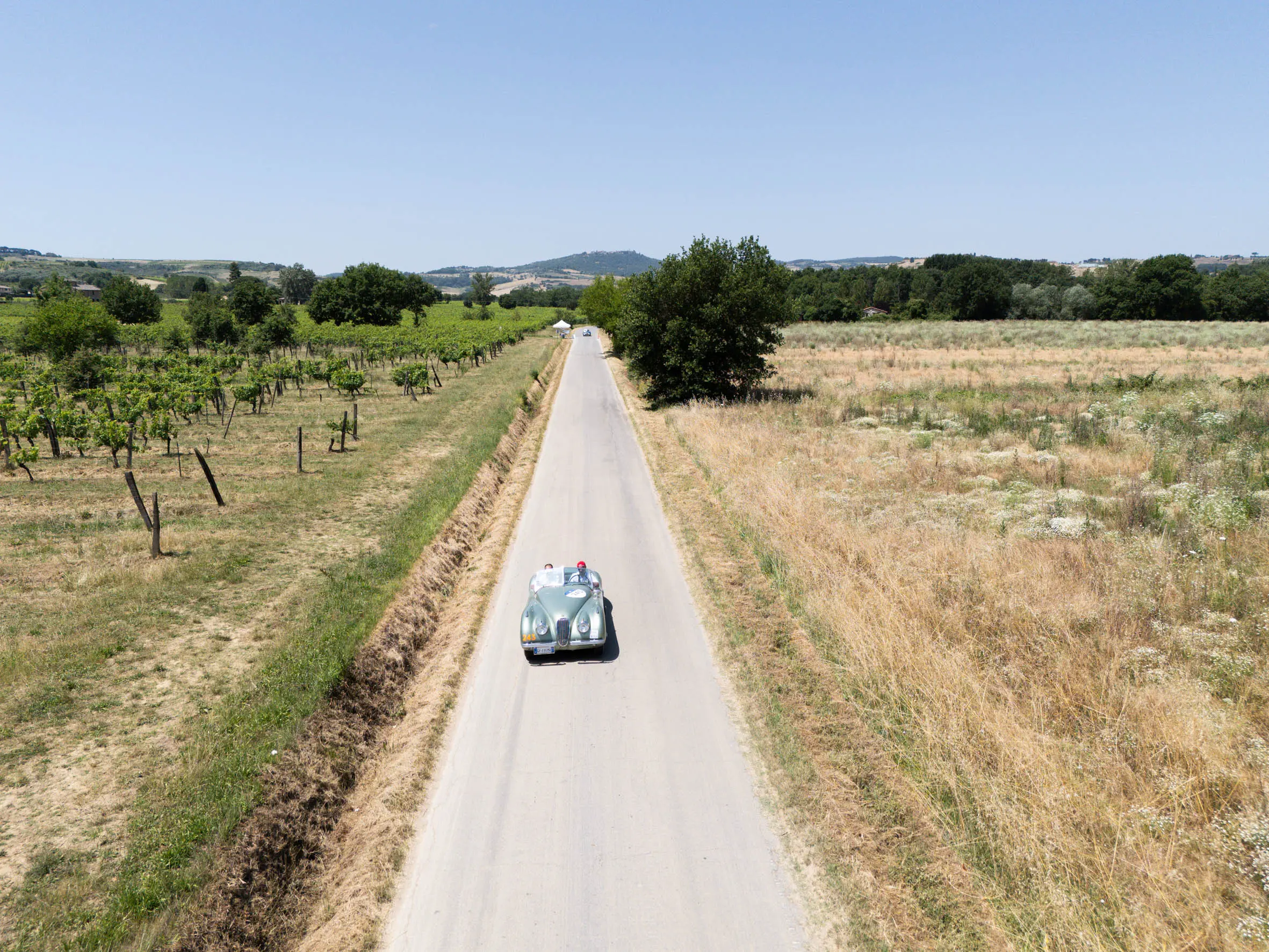 Mille Miglia 2025, il passaggio da Montepulciano