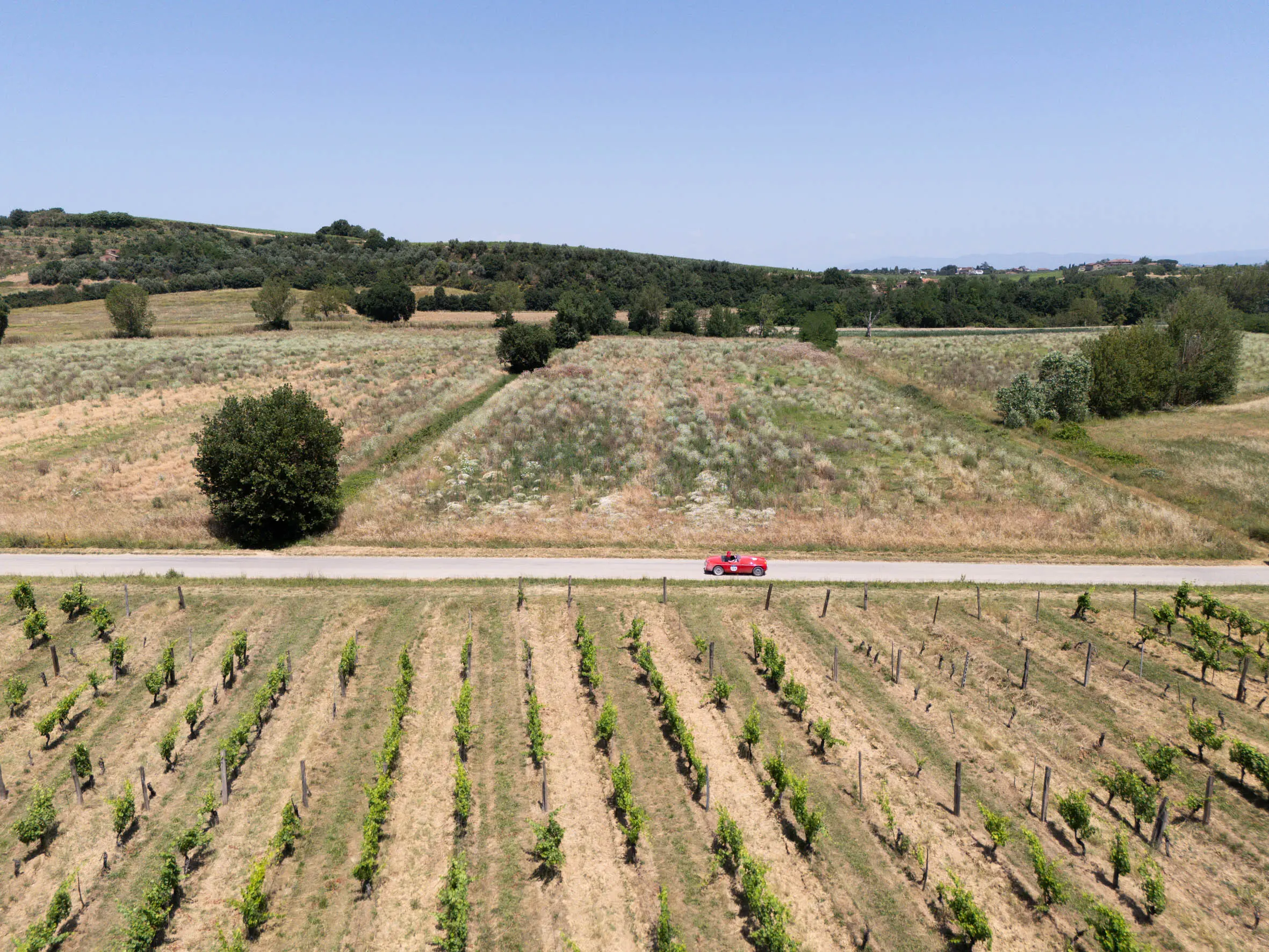 Mille Miglia 2025, il passaggio da Montepulciano