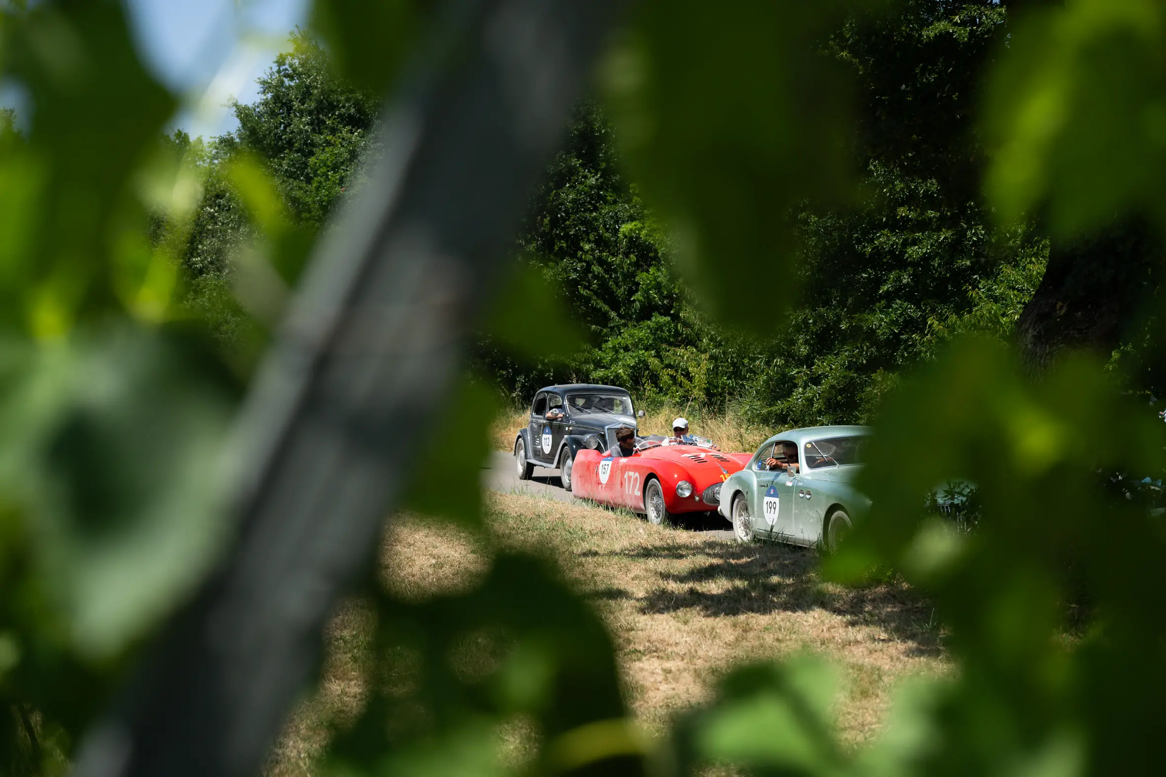 Mille Miglia 2025, il passaggio da Montepulciano
