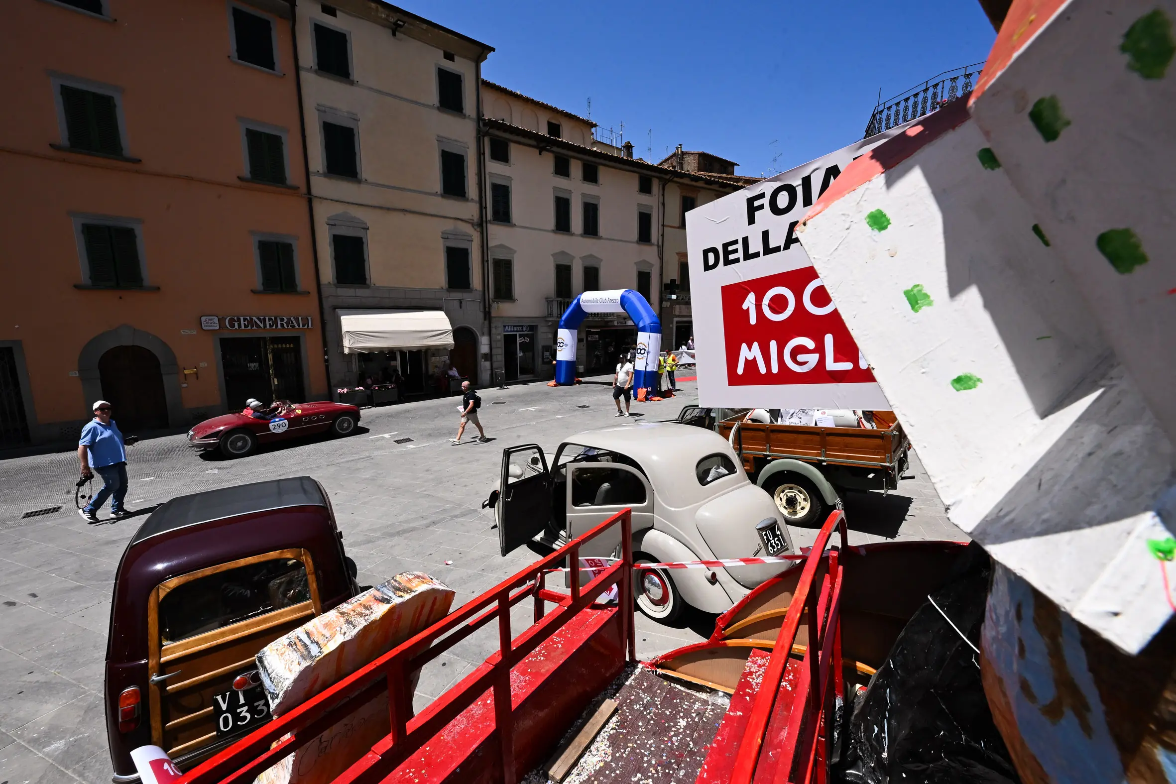 Mille Miglia 2025, il passaggio da Foiano