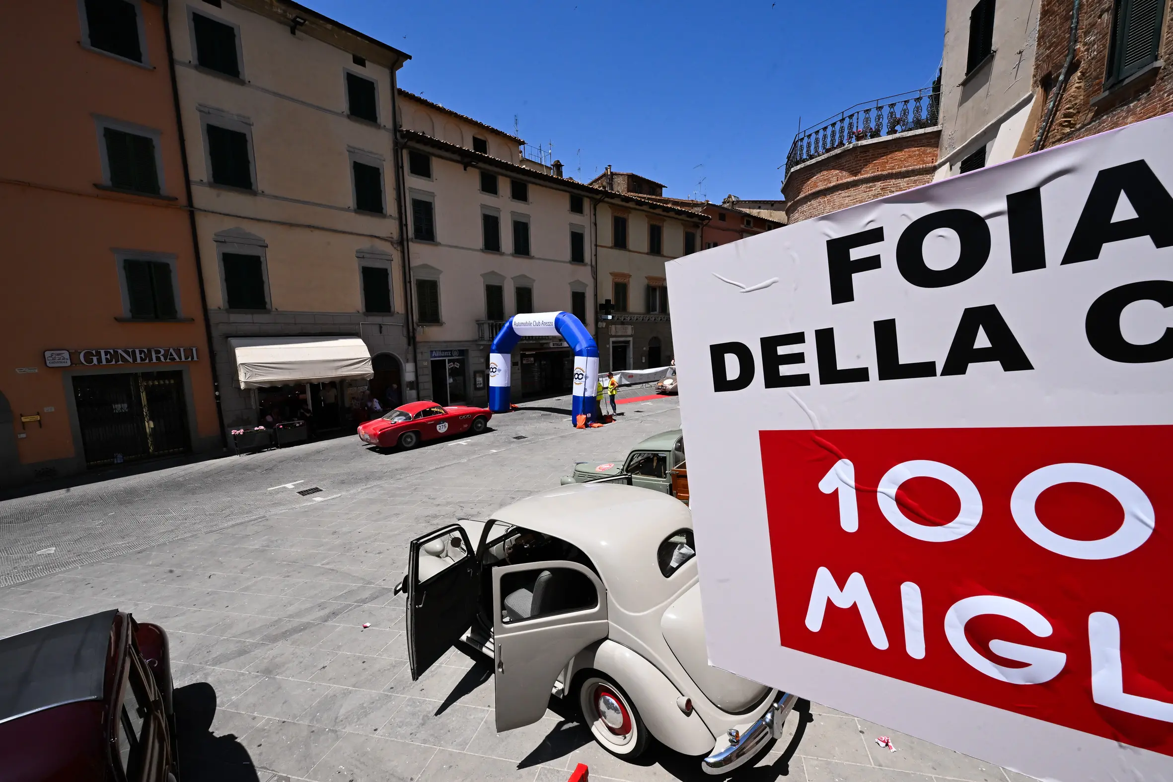 Mille Miglia 2025, il passaggio da Foiano