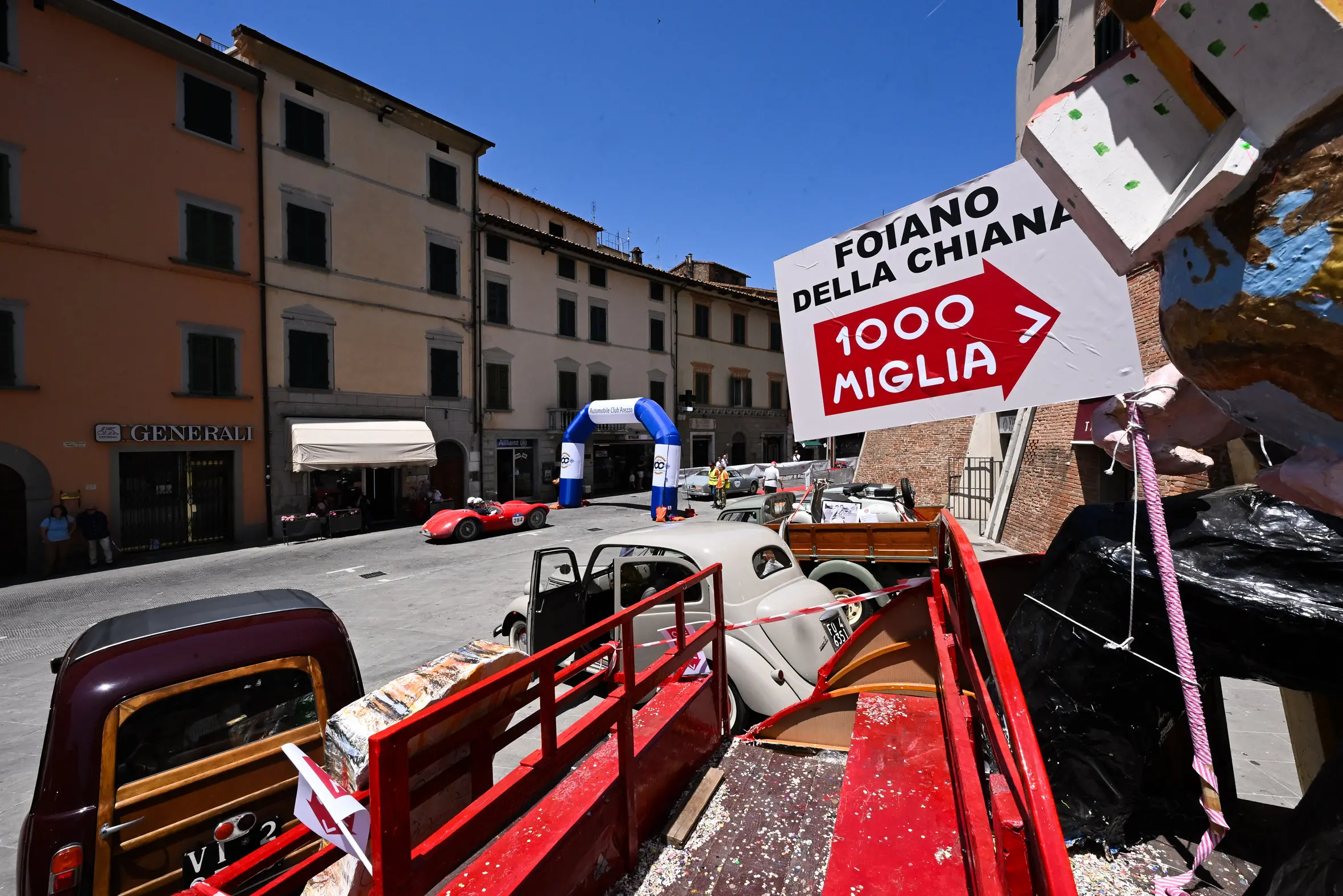 Mille Miglia 2025, il passaggio da Foiano