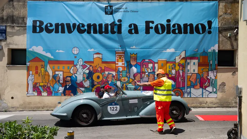 Mille Miglia 2025, il passaggio da Foiano