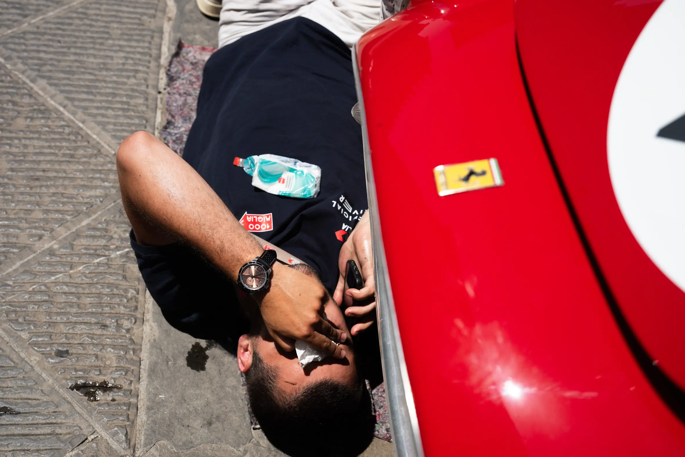 Mille Miglia 2025, la pausa pranzo ad Arezzo