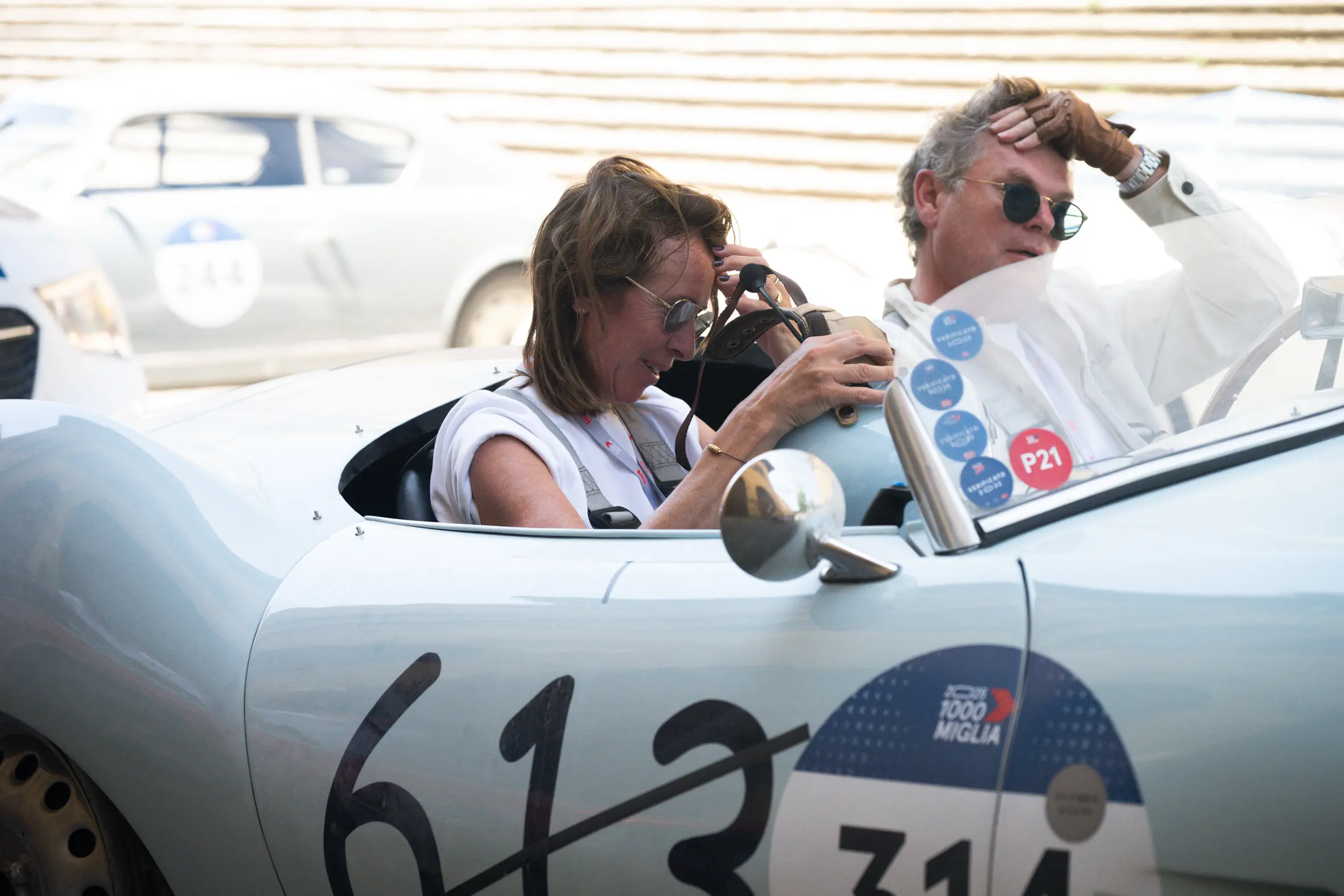 Mille Miglia 2025, la pausa pranzo ad Arezzo