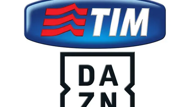 TIM e DAZN (loghi)