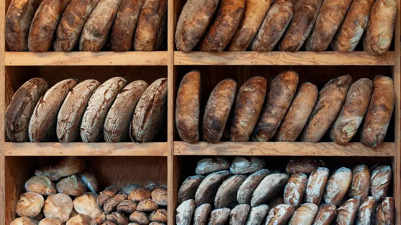 Del pane in forneria