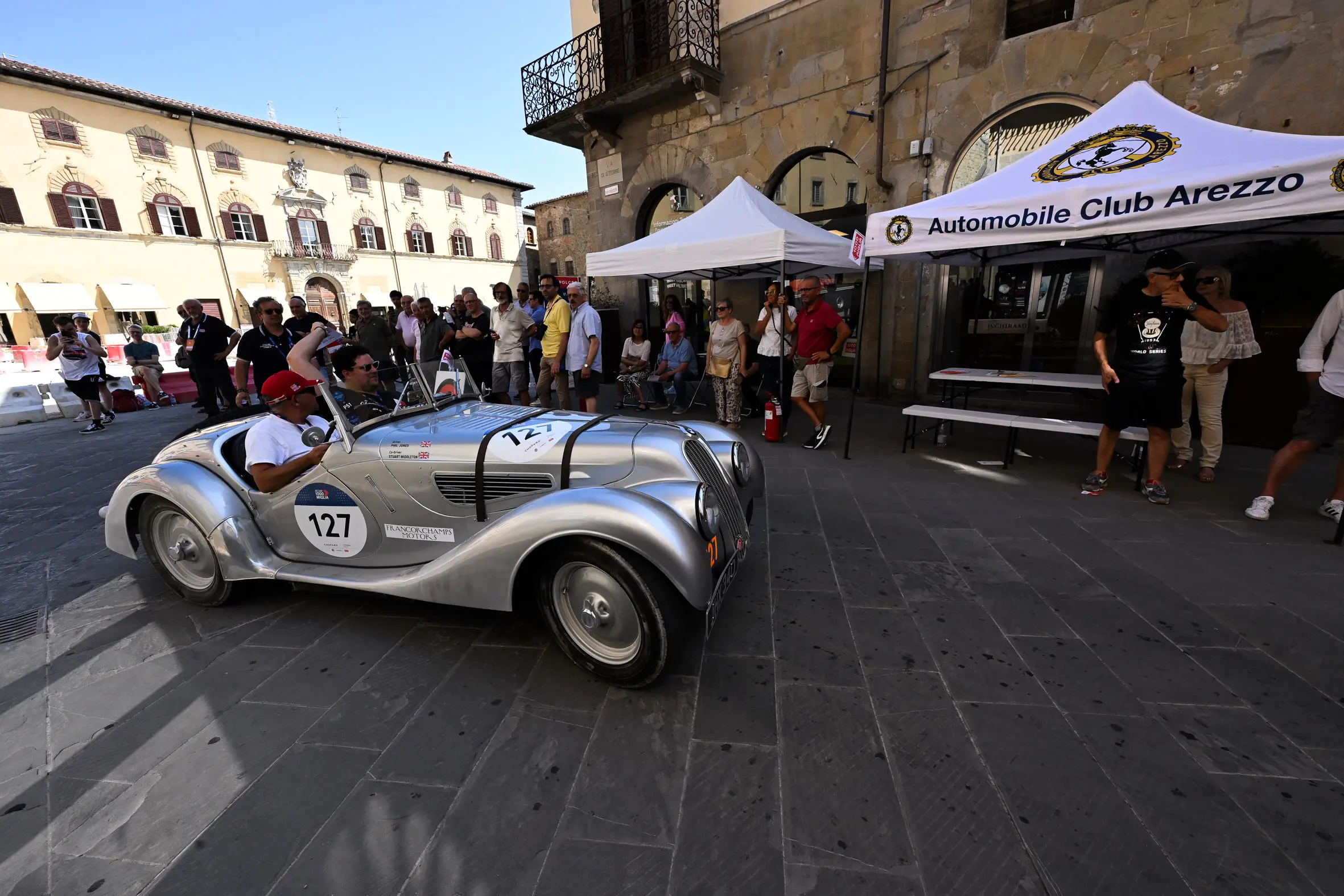 Mille Miglia 2025, il passaggio da Sansepolcro