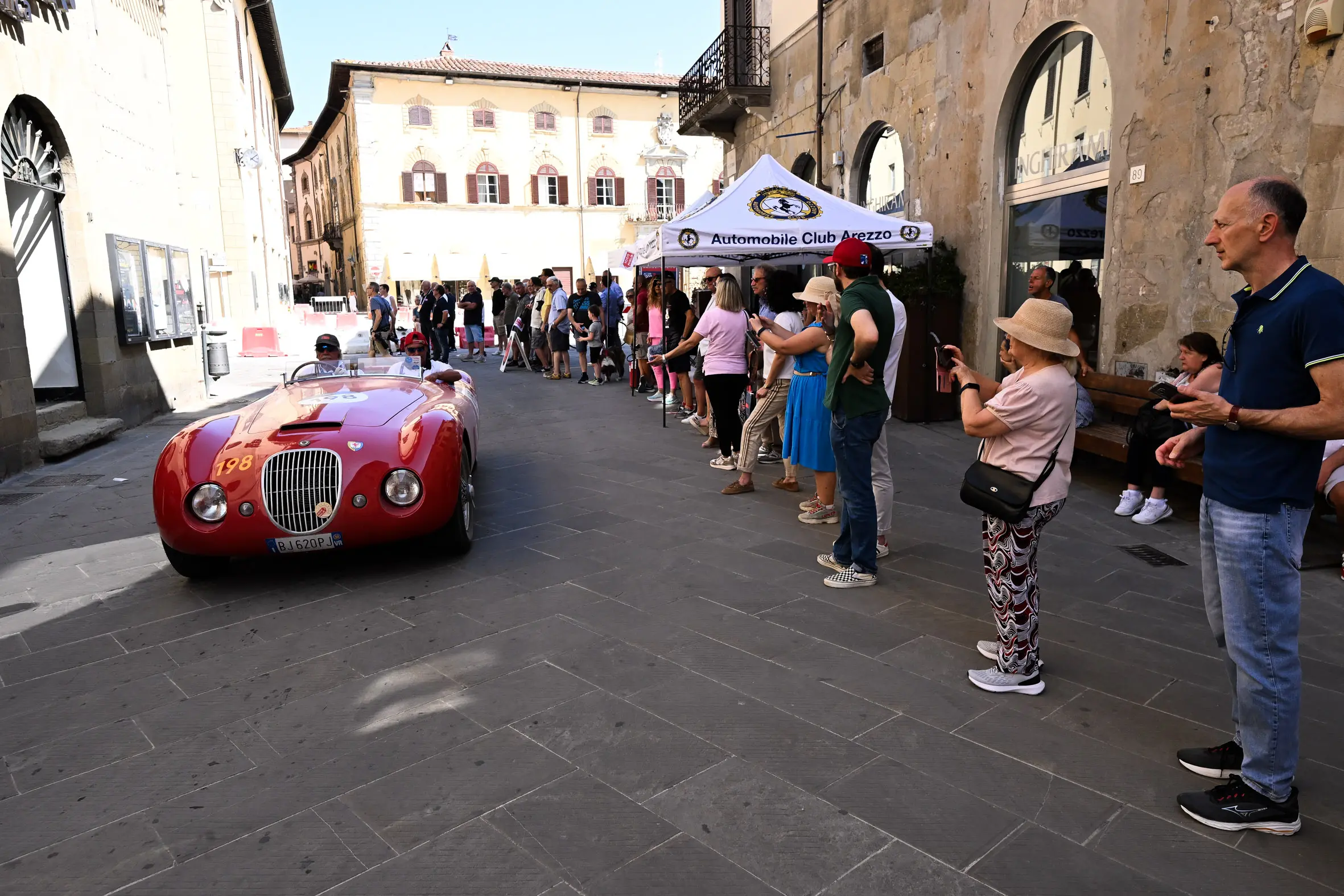 Mille Miglia 2025, il passaggio da Sansepolcro