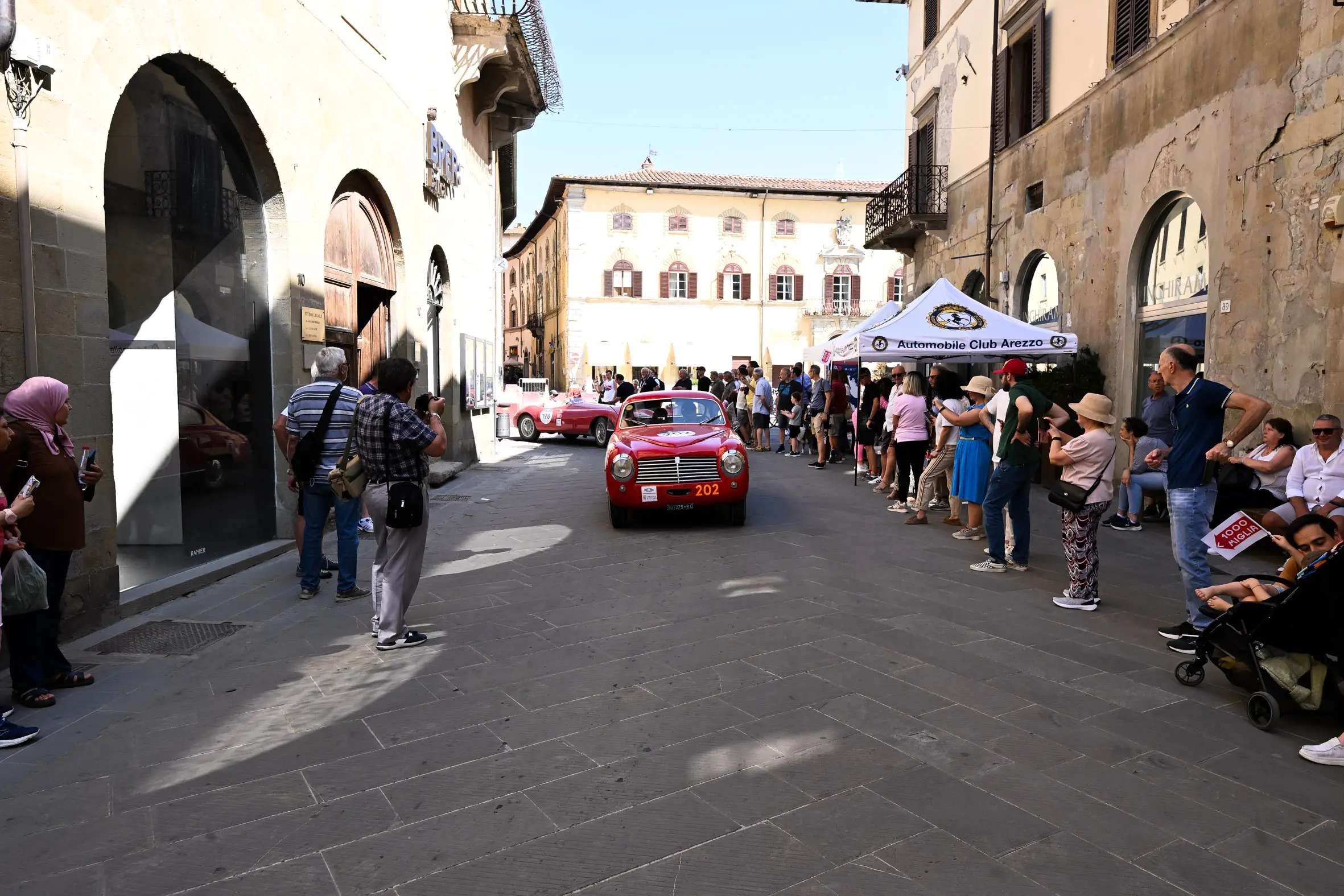 Mille Miglia 2025, il passaggio da Sansepolcro