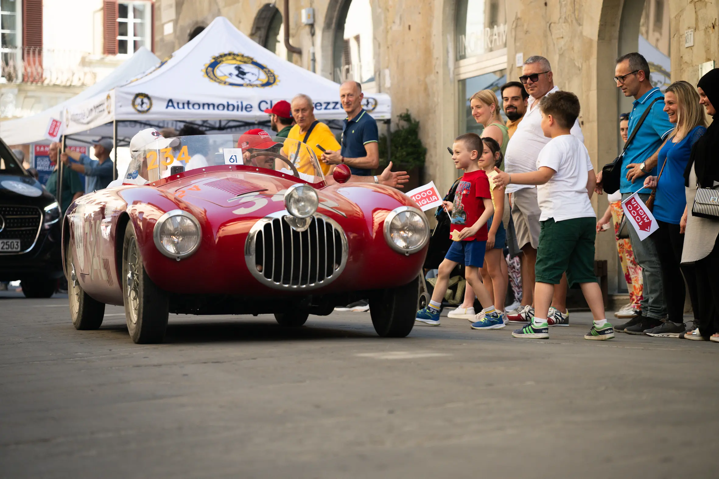 Mille Miglia 2025, il passaggio da Sansepolcro