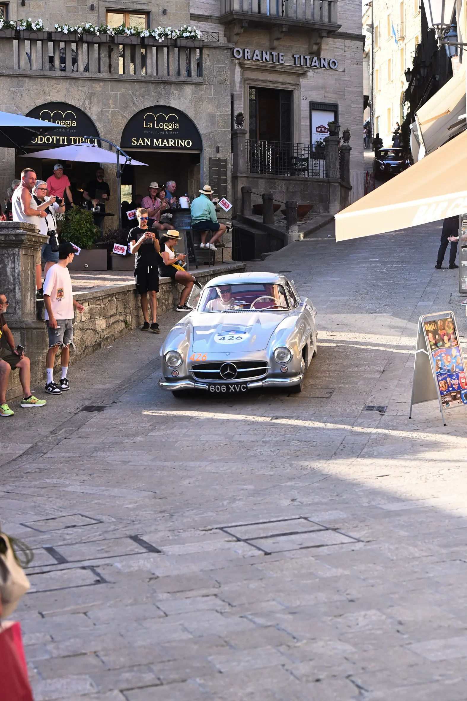 Mille Miglia 2025, il passaggio da San Marino