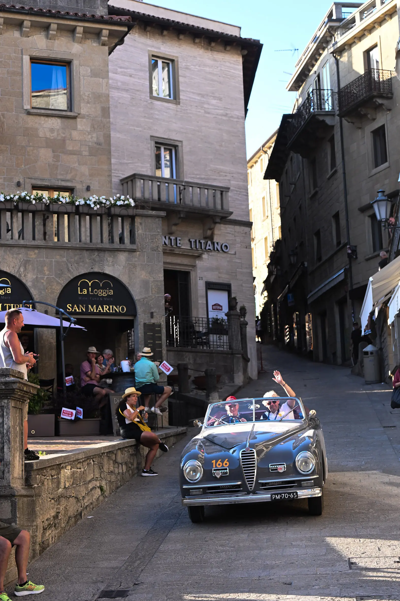 Mille Miglia 2025, il passaggio da San Marino