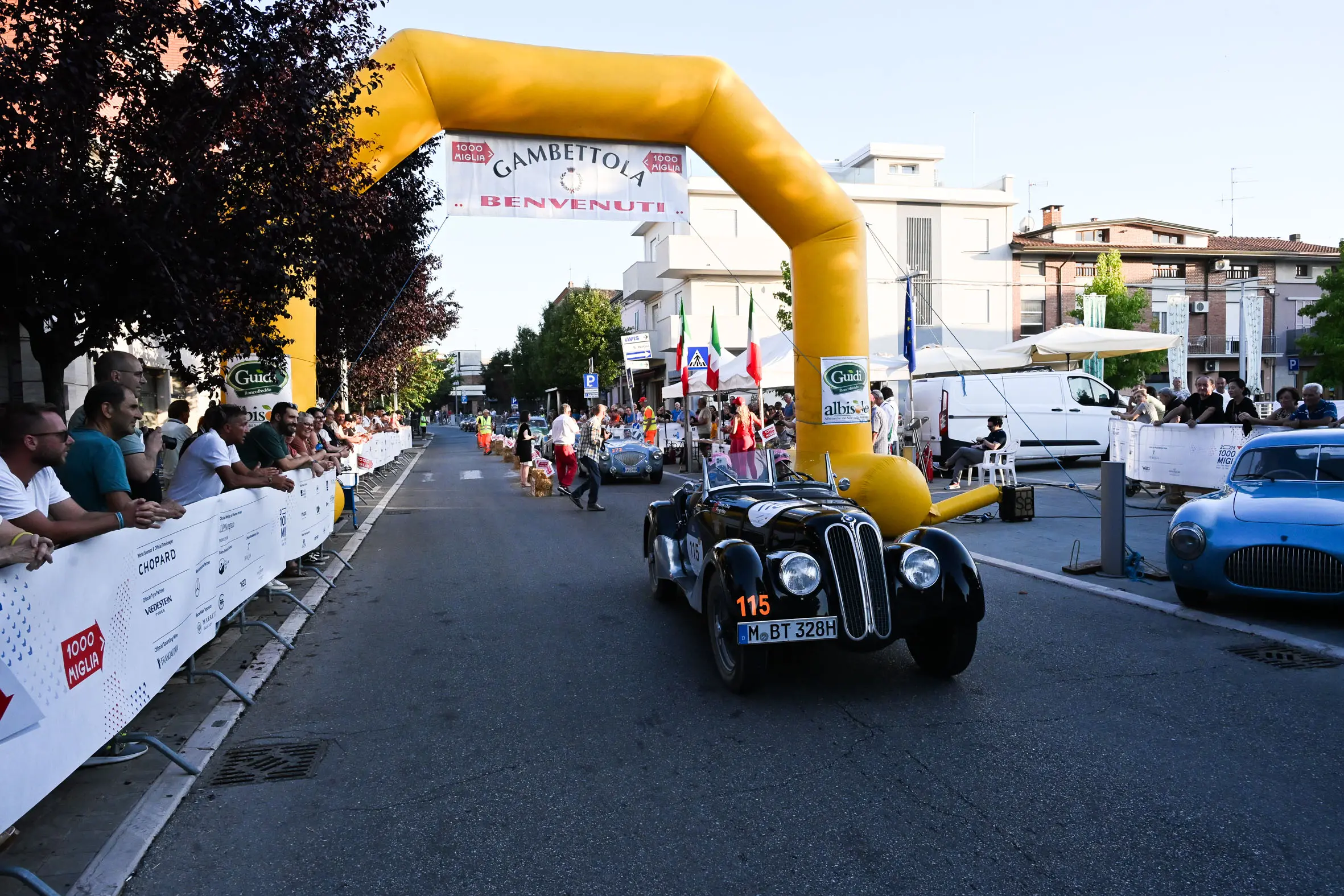 Mille Miglia 2025, il passaggio da Gambettola