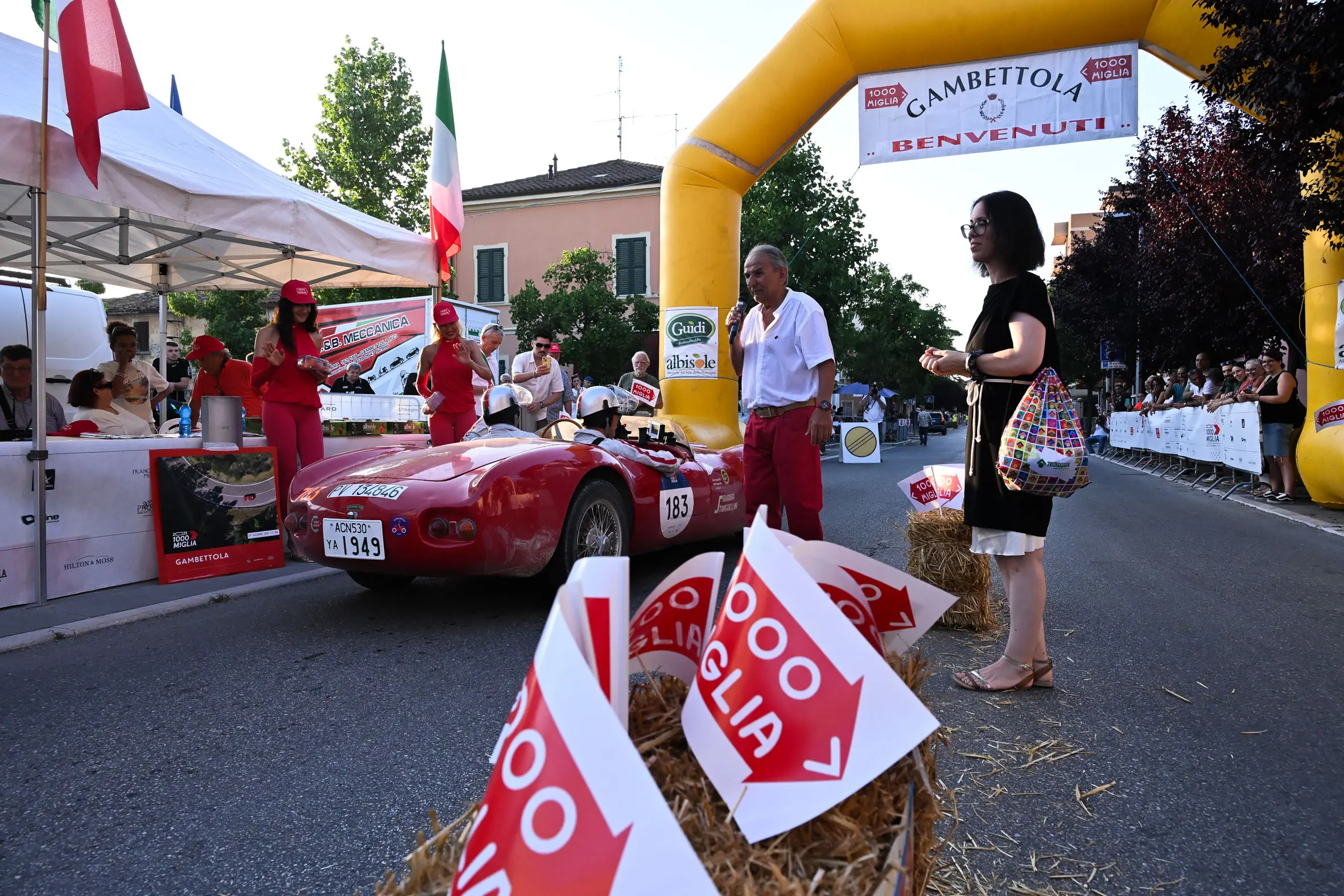 Mille Miglia 2025, il passaggio da Gambettola