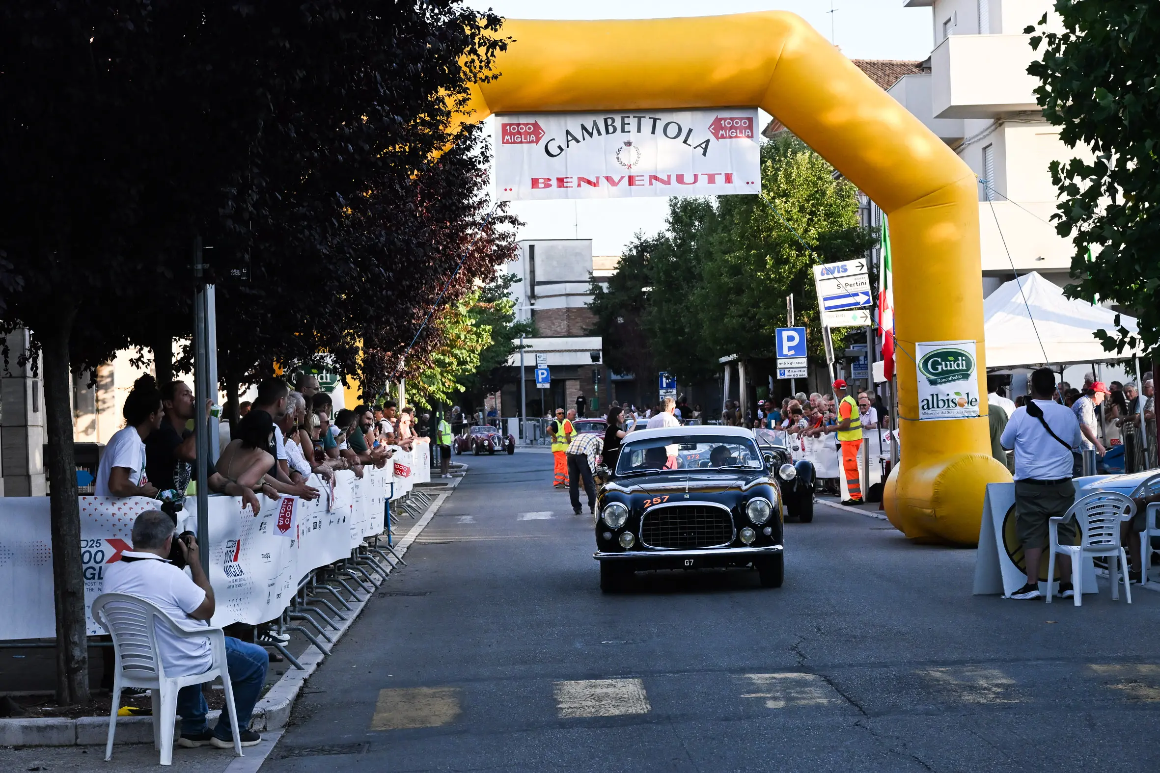 Mille Miglia 2025, il passaggio da Gambettola