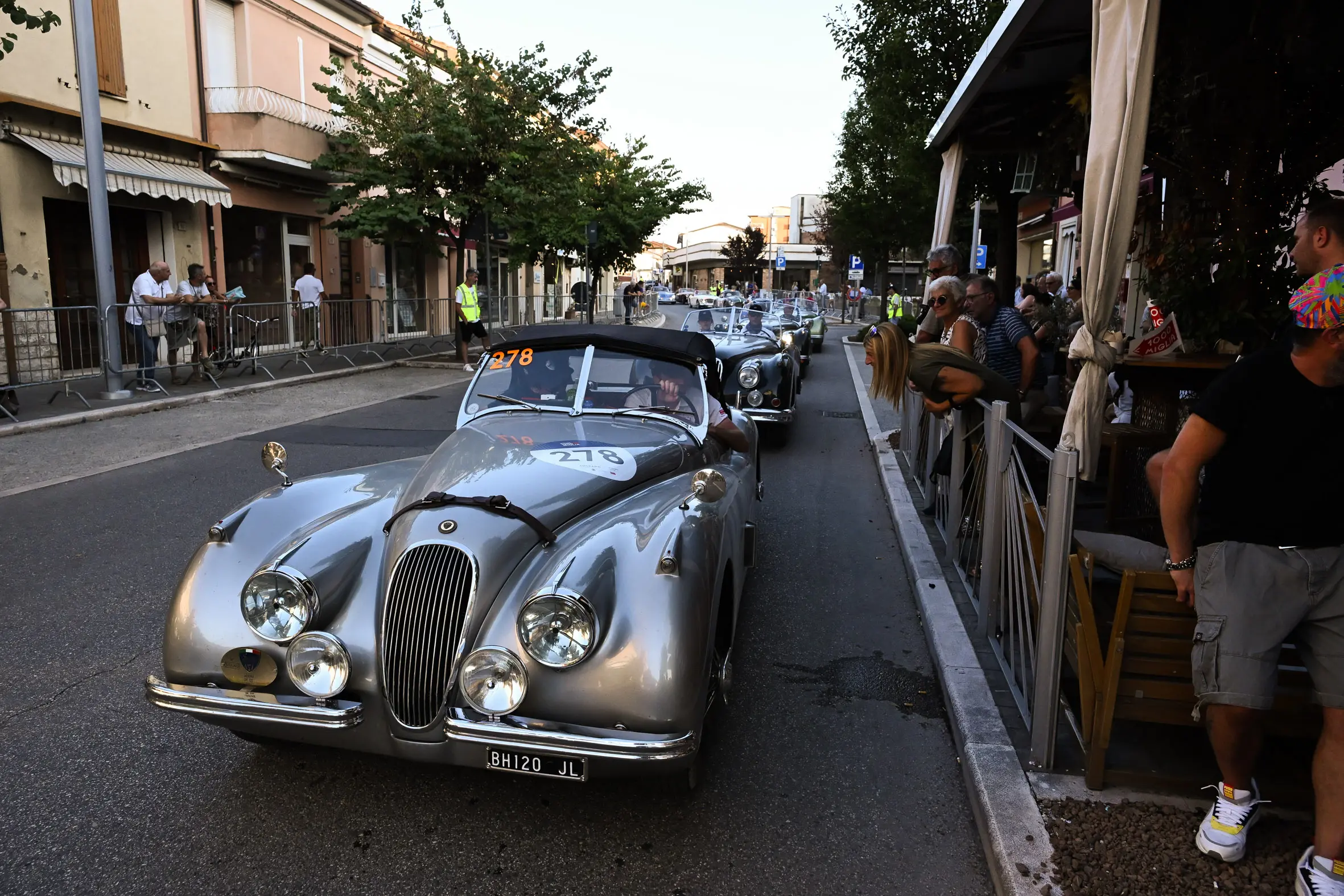 Mille Miglia 2025, il passaggio da Gambettola
