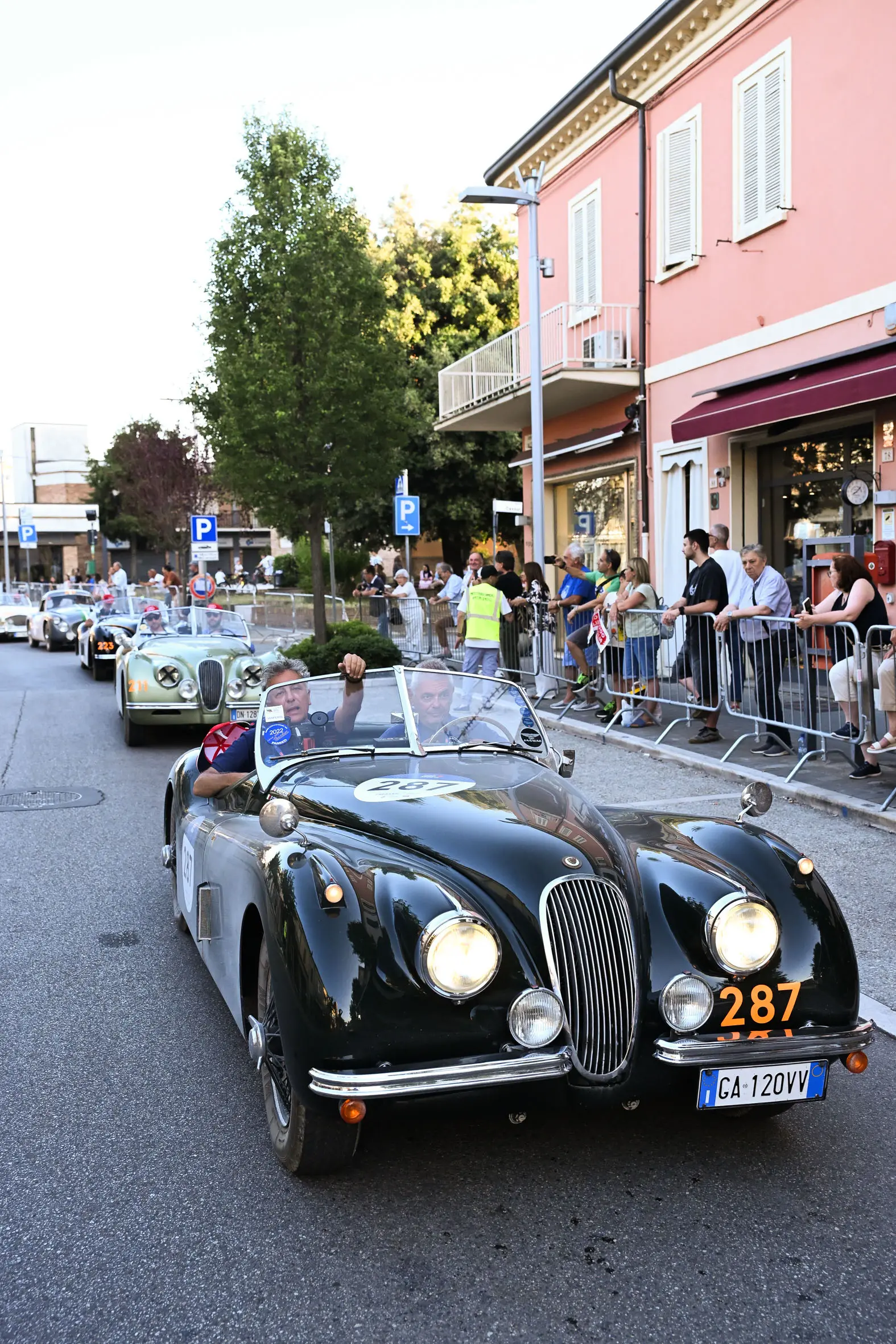 Mille Miglia 2025, il passaggio da Gambettola
