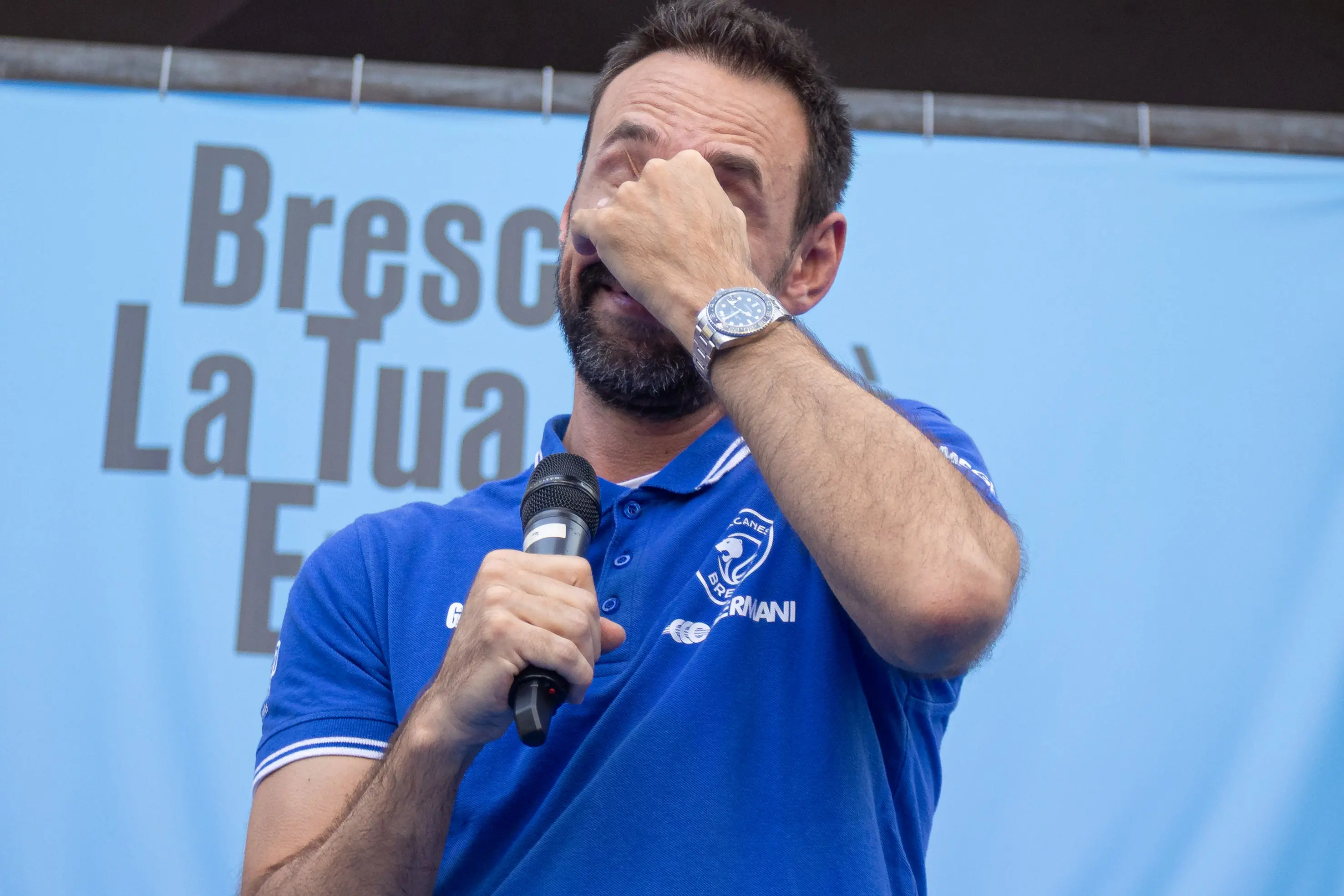 Brescia celebra in piazza la Germani