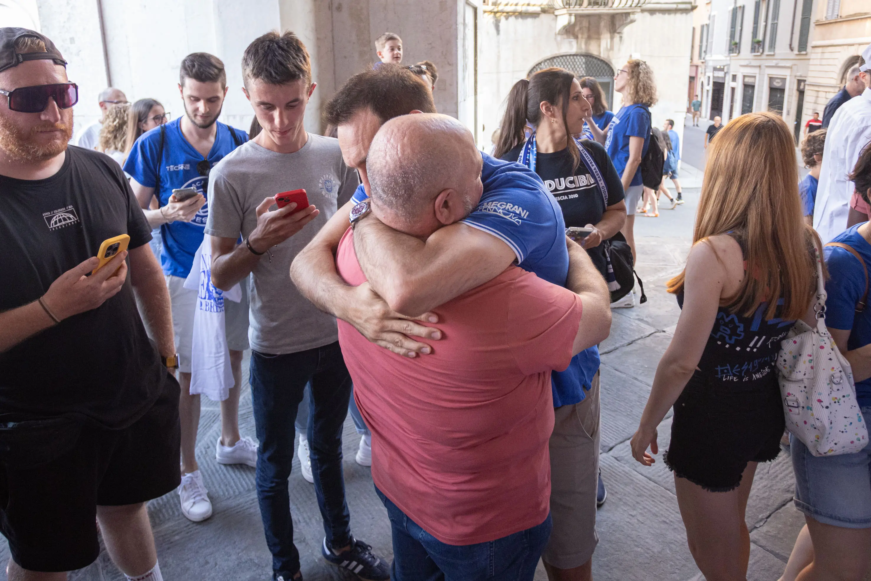 Brescia celebra in piazza la Germani