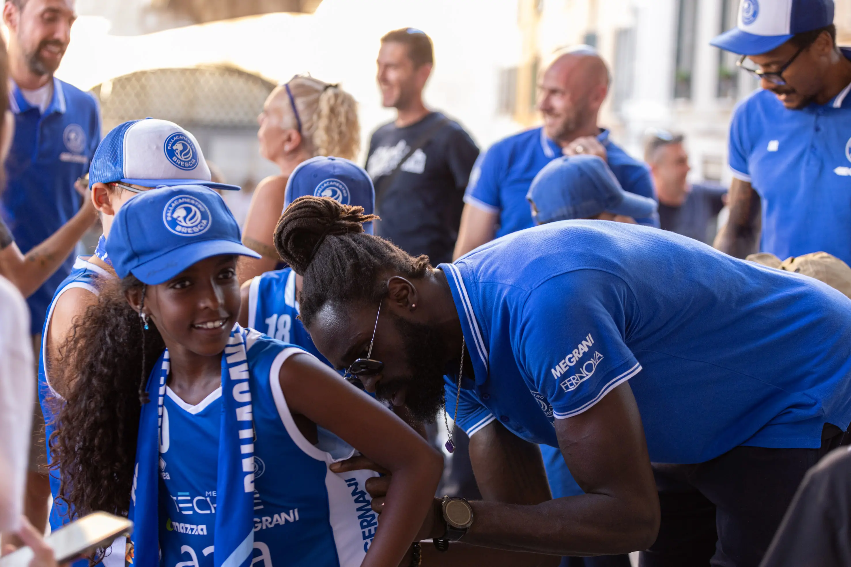Brescia celebra in piazza la Germani