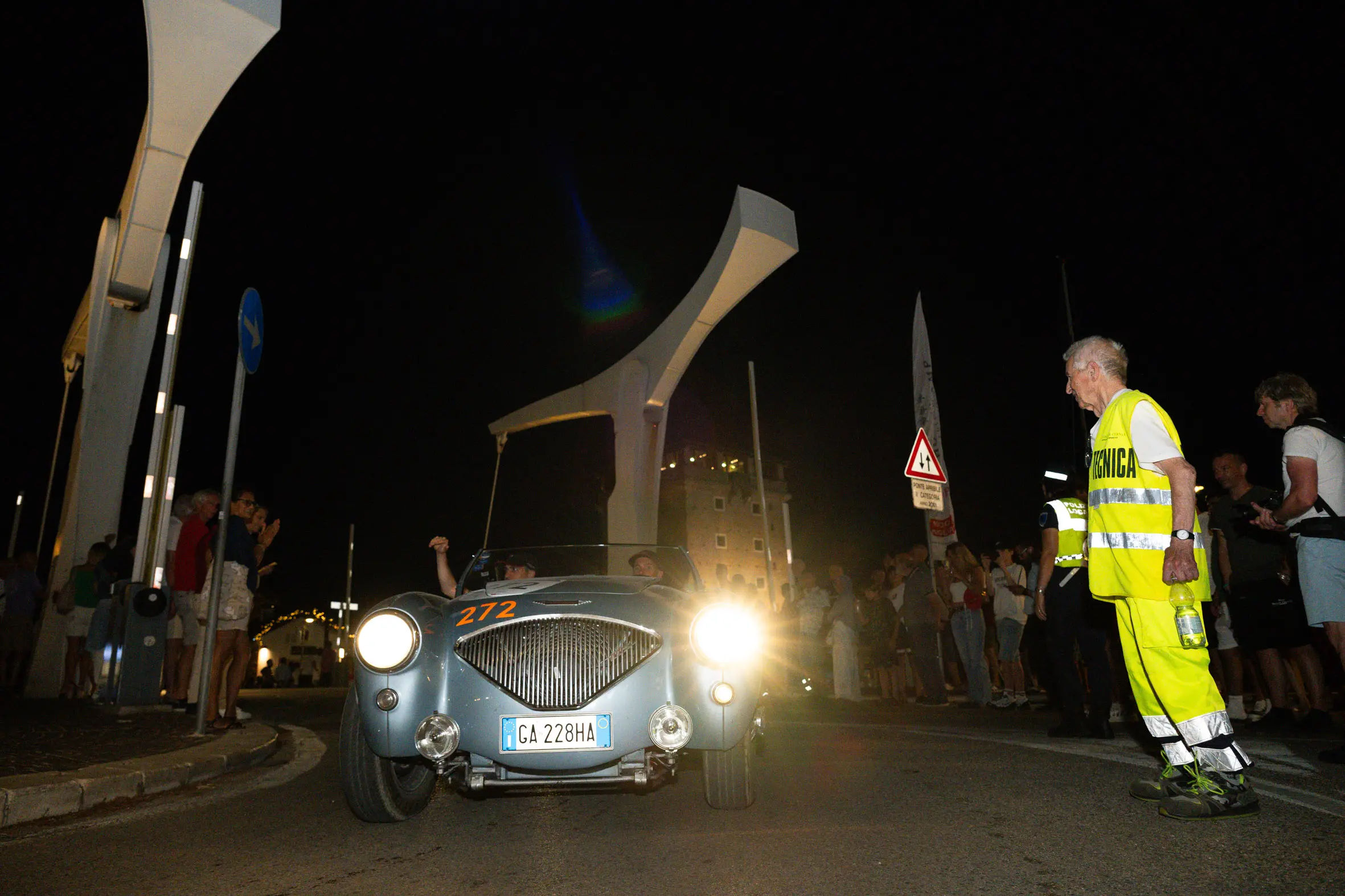 Mille Miglia 2025, l'arrivo a Cervia