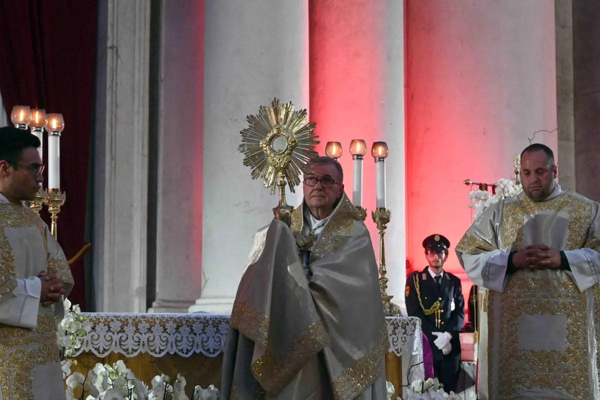 La processione per il Corpus Domini
