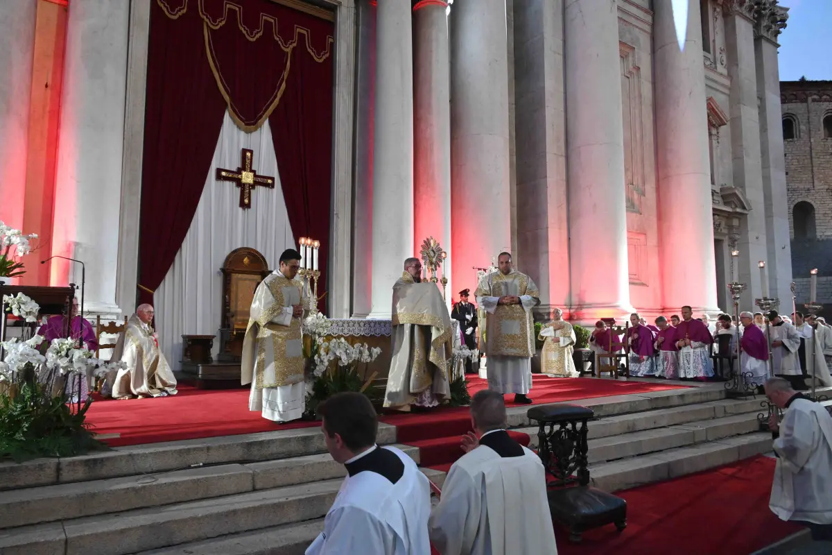 La processione per il Corpus Domini