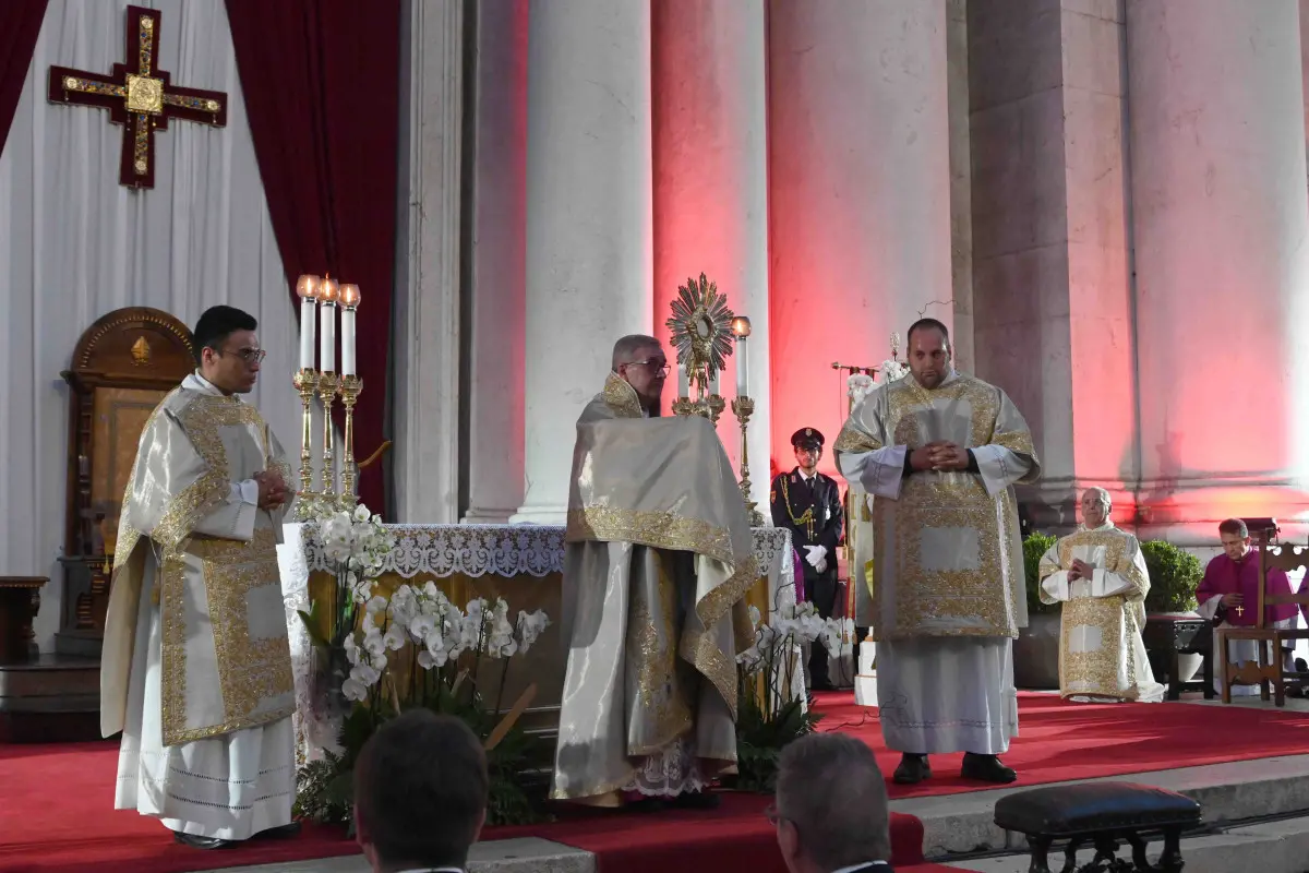 La processione per il Corpus Domini