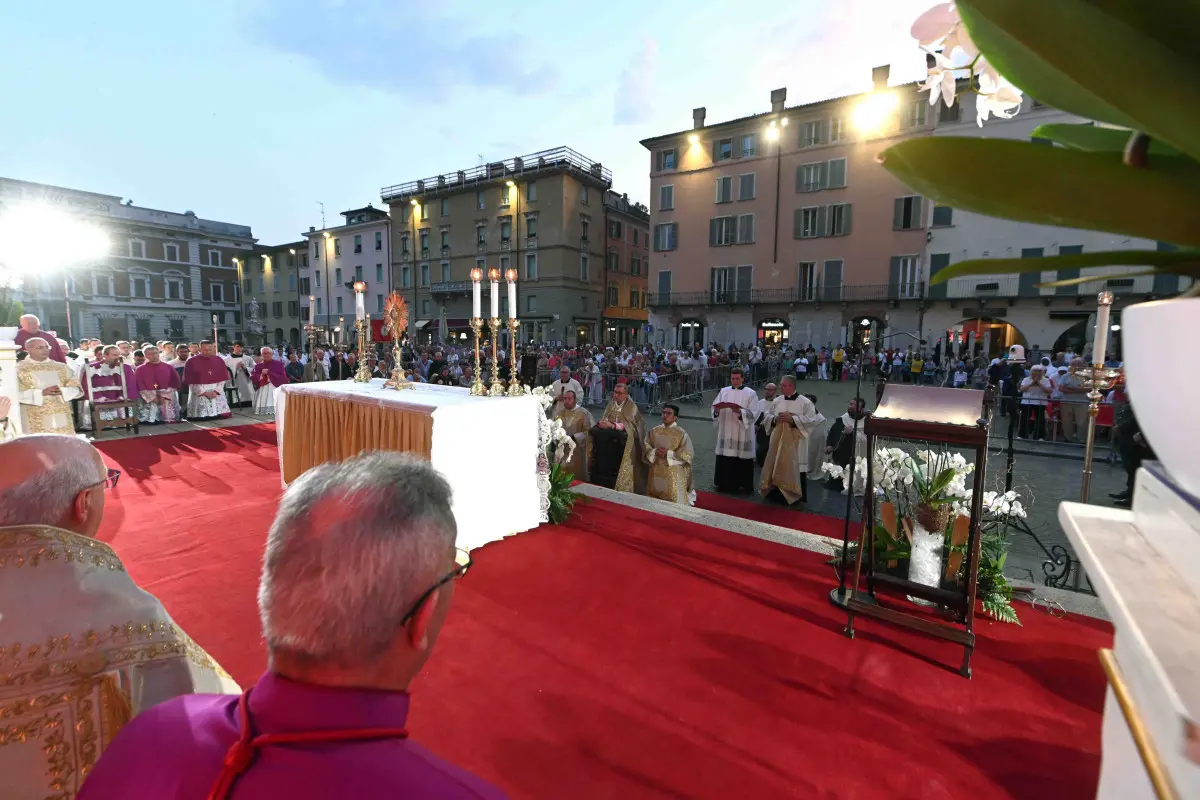 La processione per il Corpus Domini