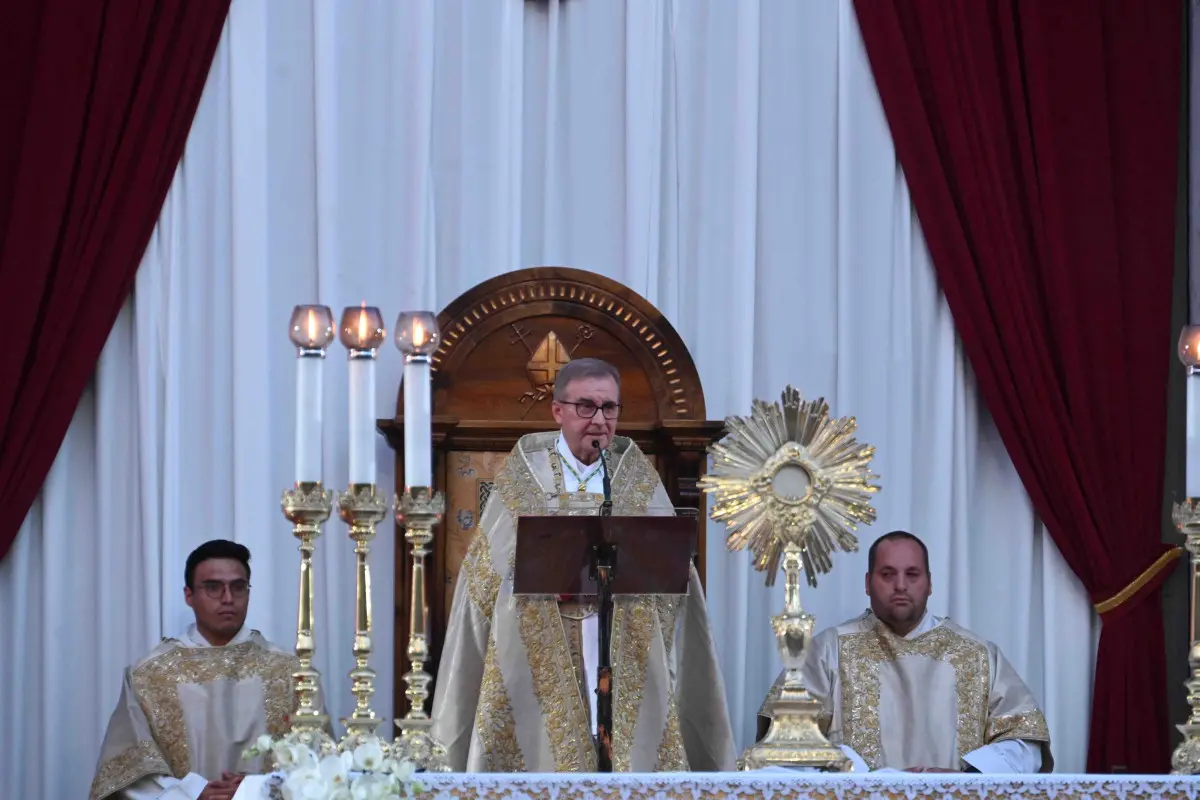 La processione per il Corpus Domini