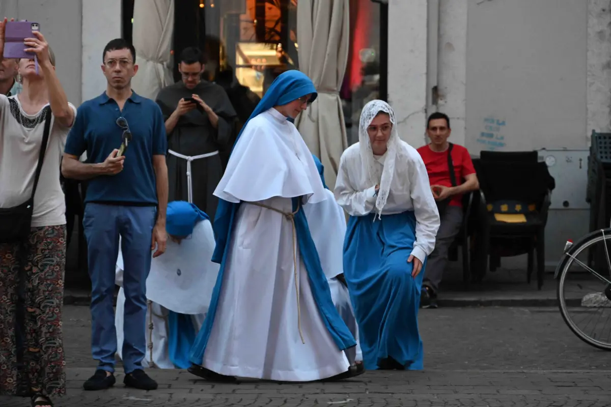 La processione per il Corpus Domini