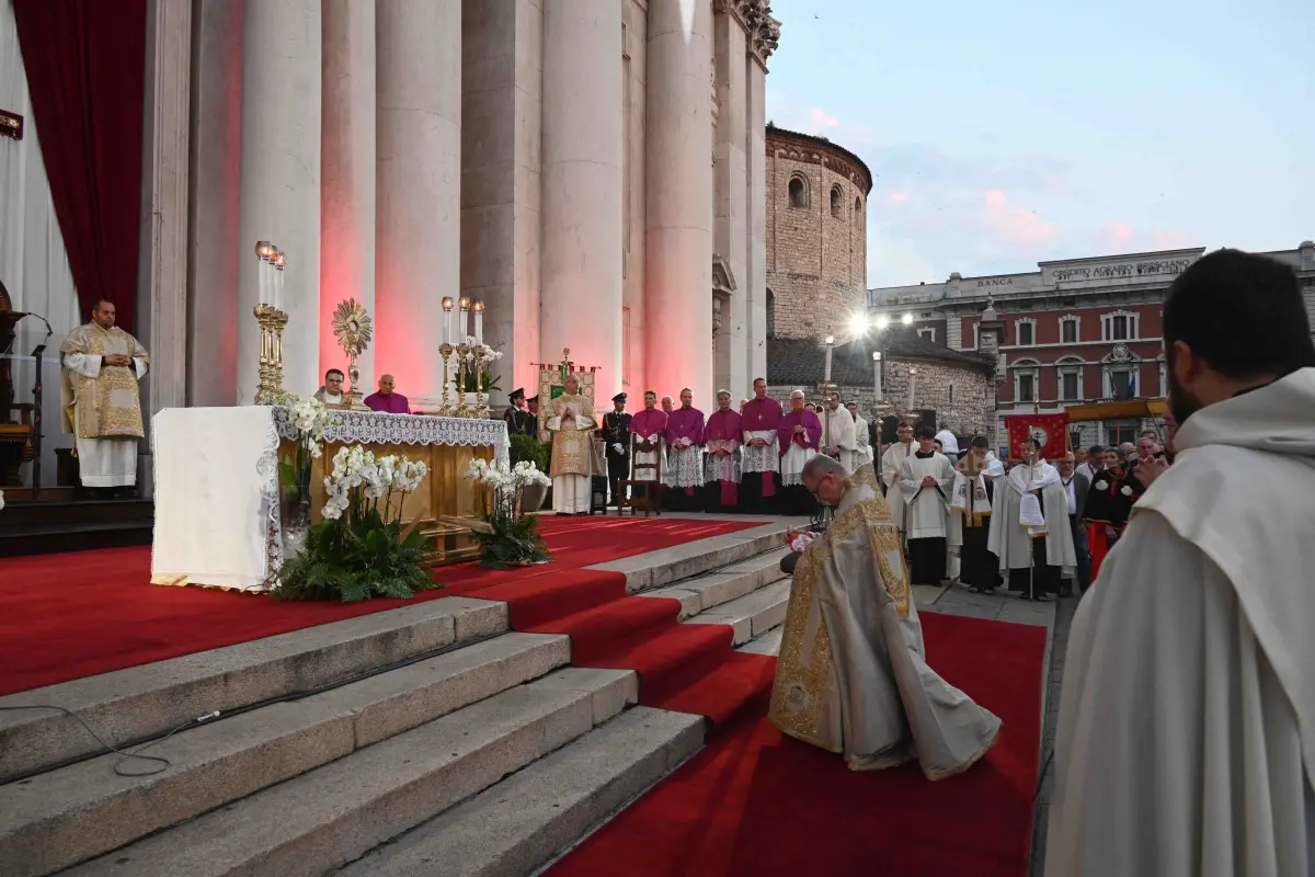 La processione per il Corpus Domini