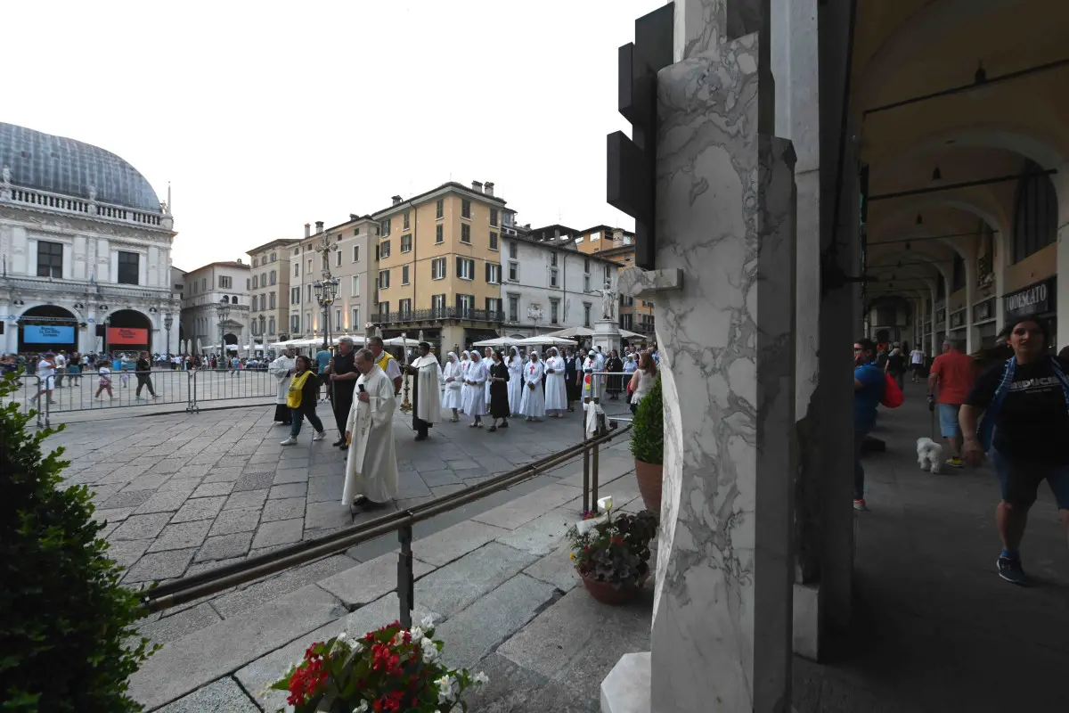 La processione per il Corpus Domini