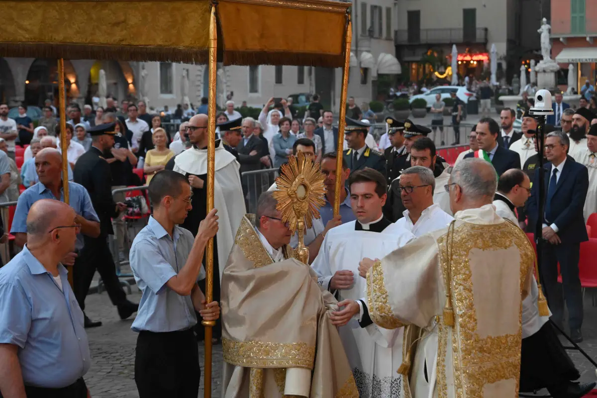La processione per il Corpus Domini